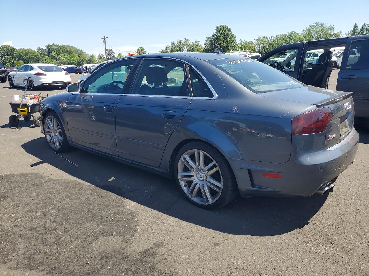 2007 Audi New S4 Quattro Серый vin: WAUGL78E97A170261