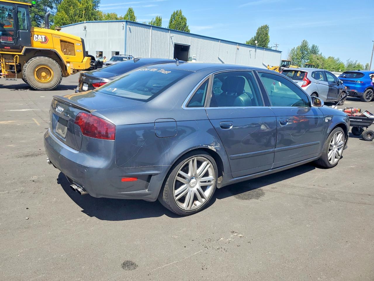 2007 Audi New S4 Quattro Серый vin: WAUGL78E97A170261