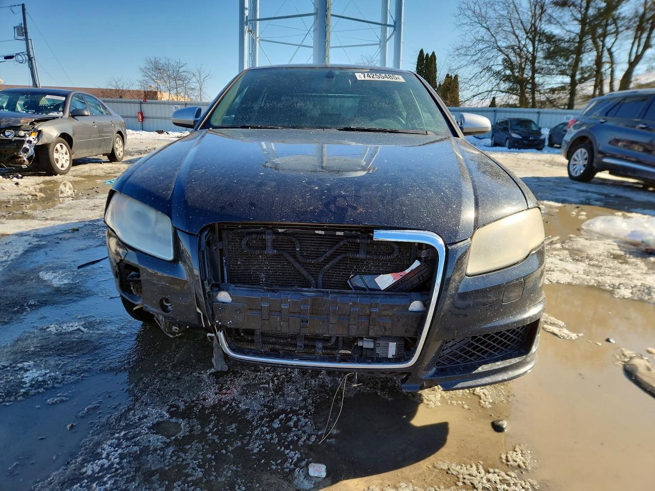 2007 Audi New S4 Quattro Черный vin: WAUGL78E97A255472