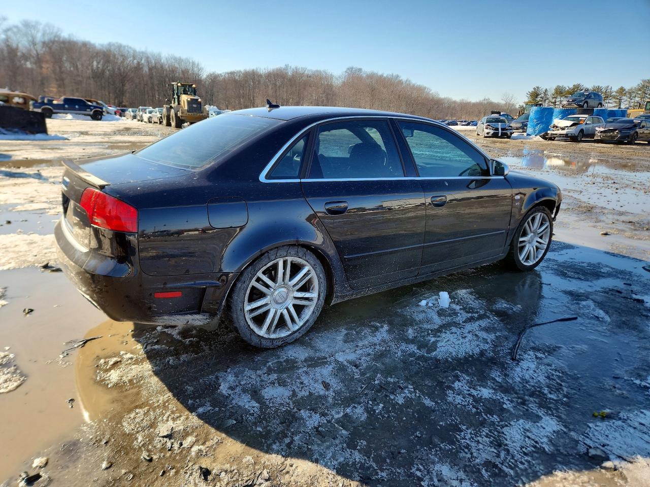 2007 Audi New S4 Quattro Черный vin: WAUGL78E97A255472