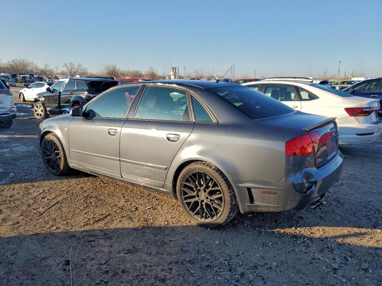 2007 Audi New S4 Quattro Серый vin: WAUGL78EX7A061064