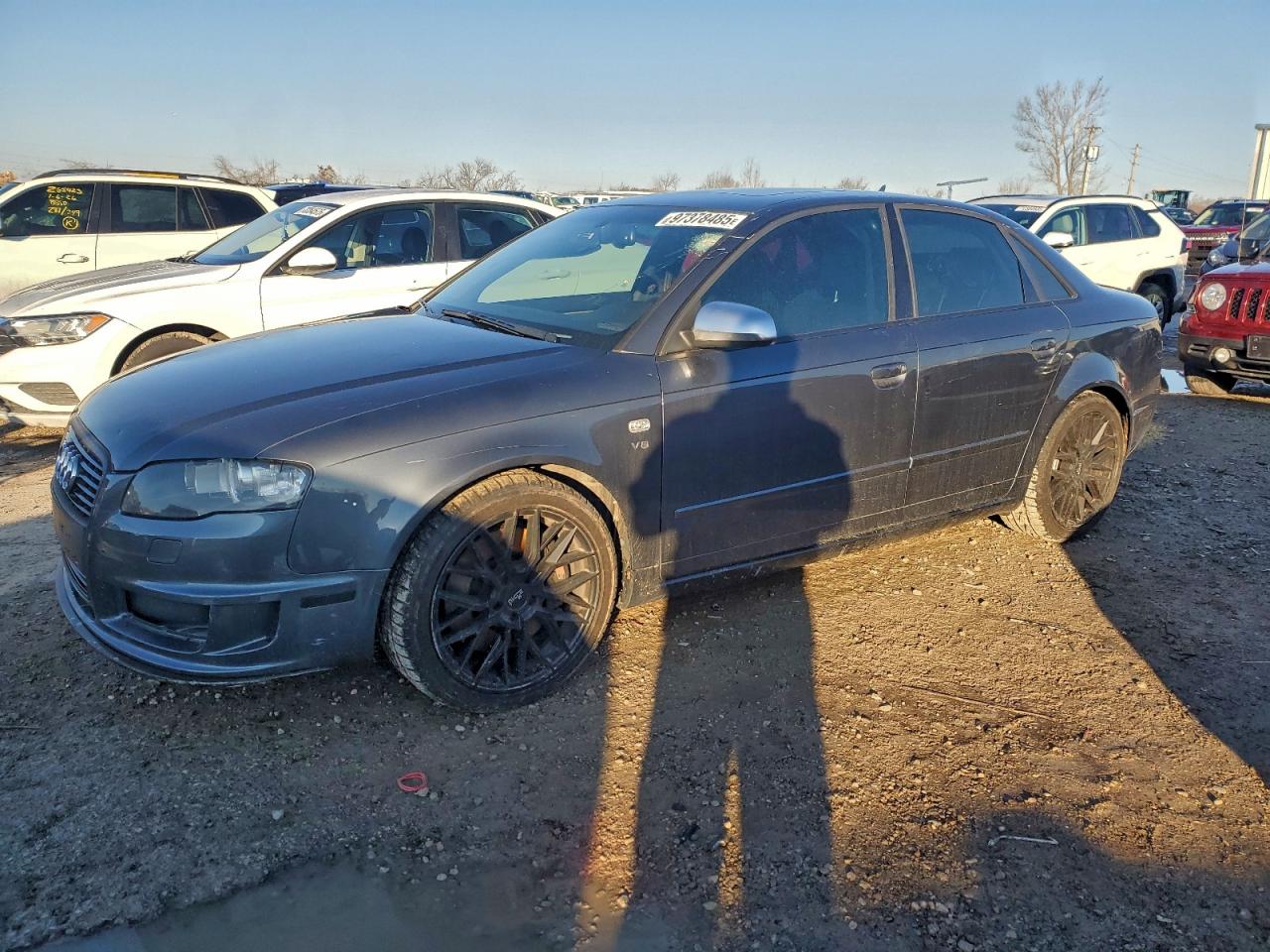 2007 Audi New S4 Quattro Серый vin: WAUGL78EX7A061064