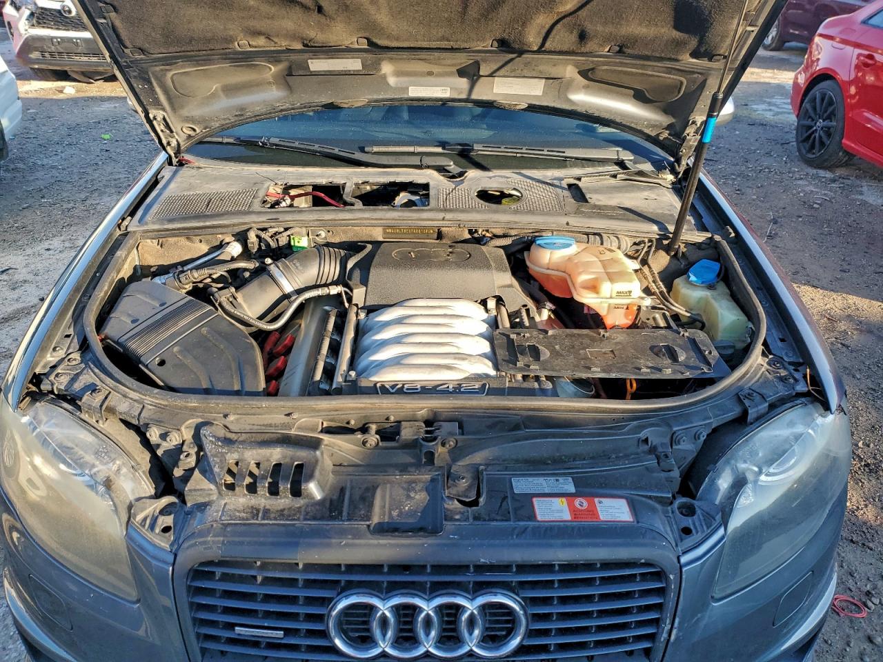 2007 Audi New S4 Quattro Серый vin: WAUGL78EX7A061064