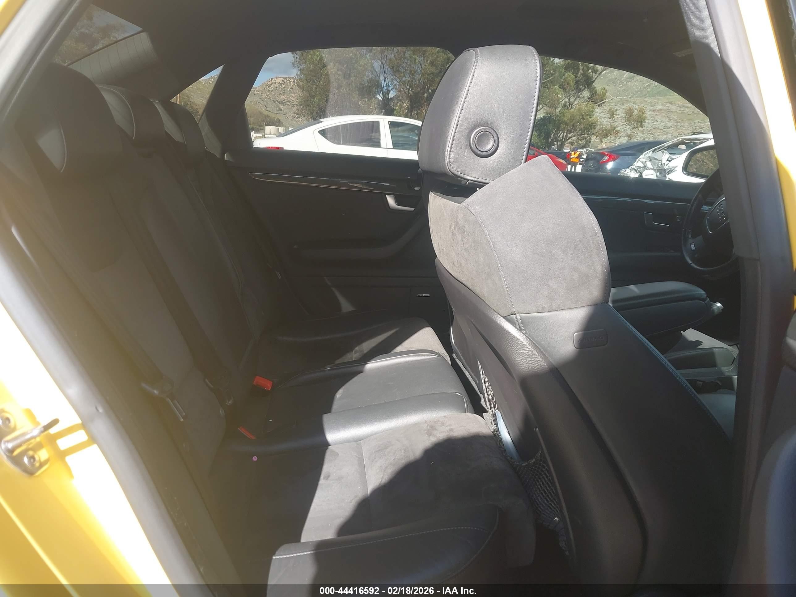 2007 Audi S4 4.2 Yellow vin: WAUGL78EX7A235828