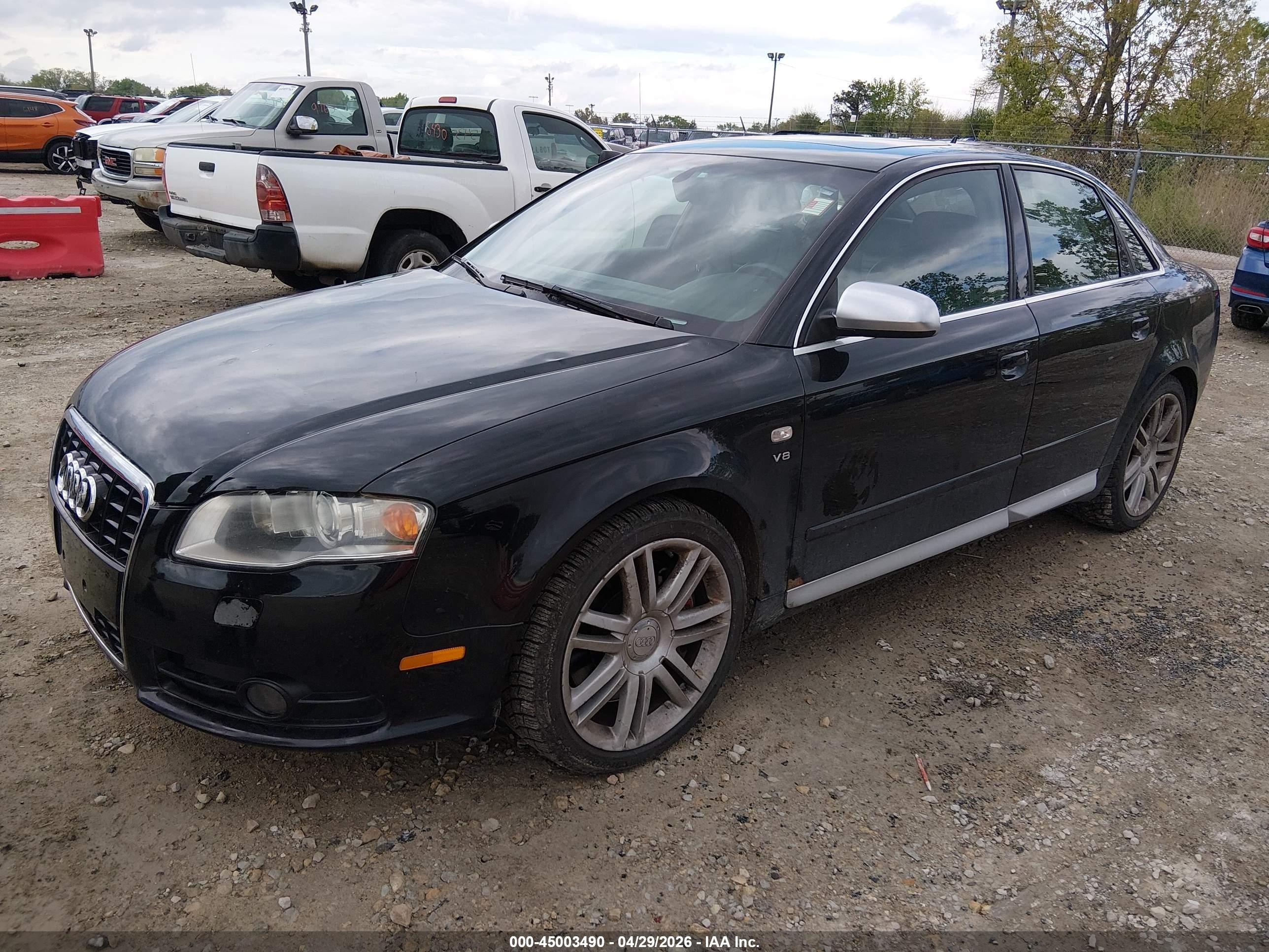 2007 Audi S4 4.2 Black vin: WAUGL78EX7A245307