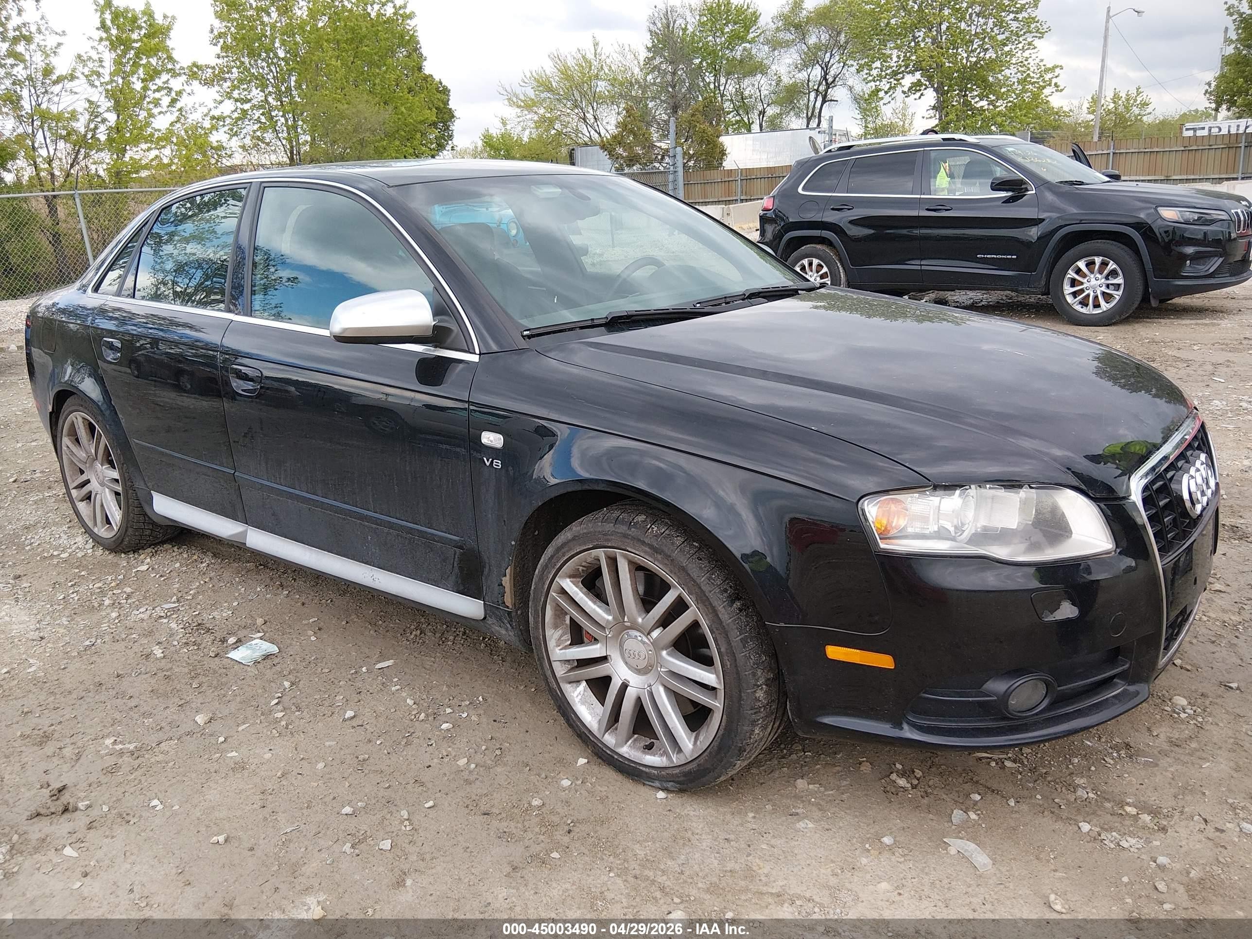 2007 Audi S4 4.2 Черный vin: WAUGL78EX7A245307