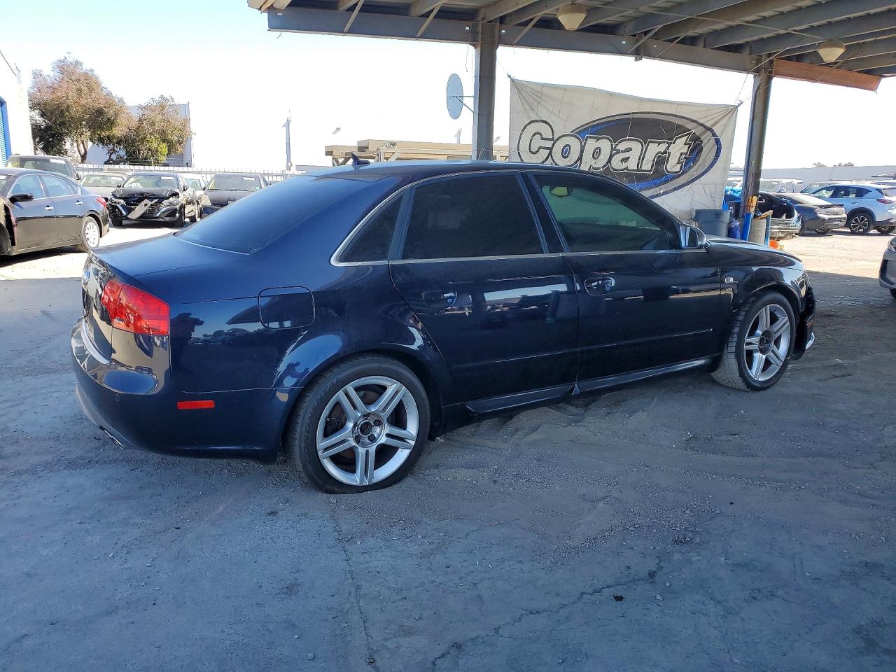 2007 Audi New S4 Quattro Blue vin: WAUGL98E67A220447