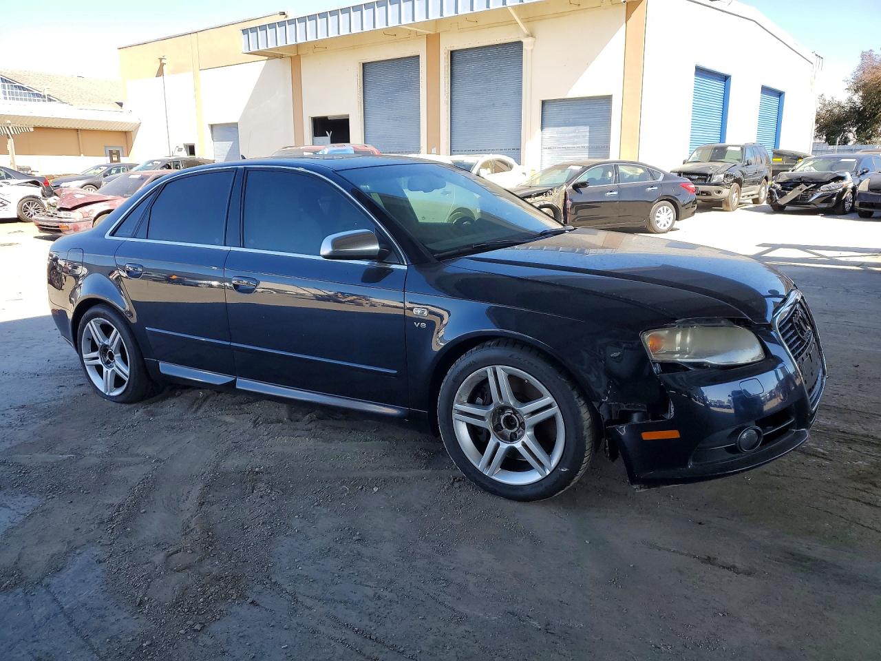 2007 Audi New S4 Quattro Blue vin: WAUGL98E67A220447