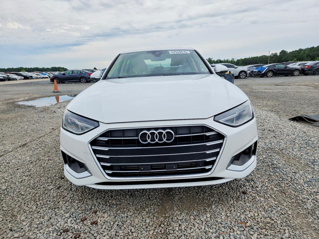 2020 Audi A4 Premium White vin: WAUGMAF45LN005153