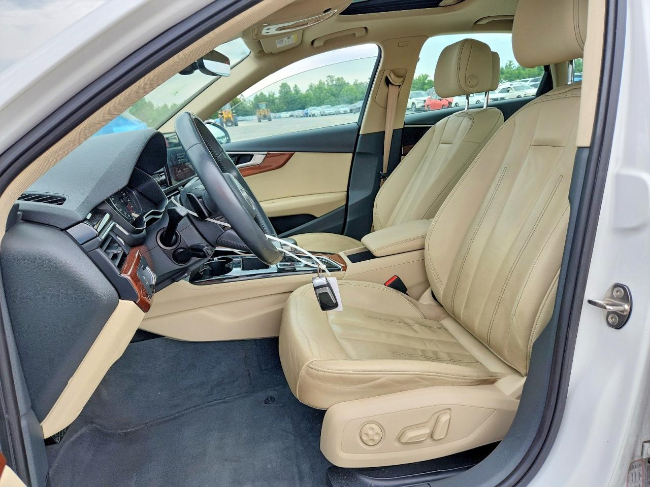 2020 Audi A4 Premium White vin: WAUGMAF45LN005153