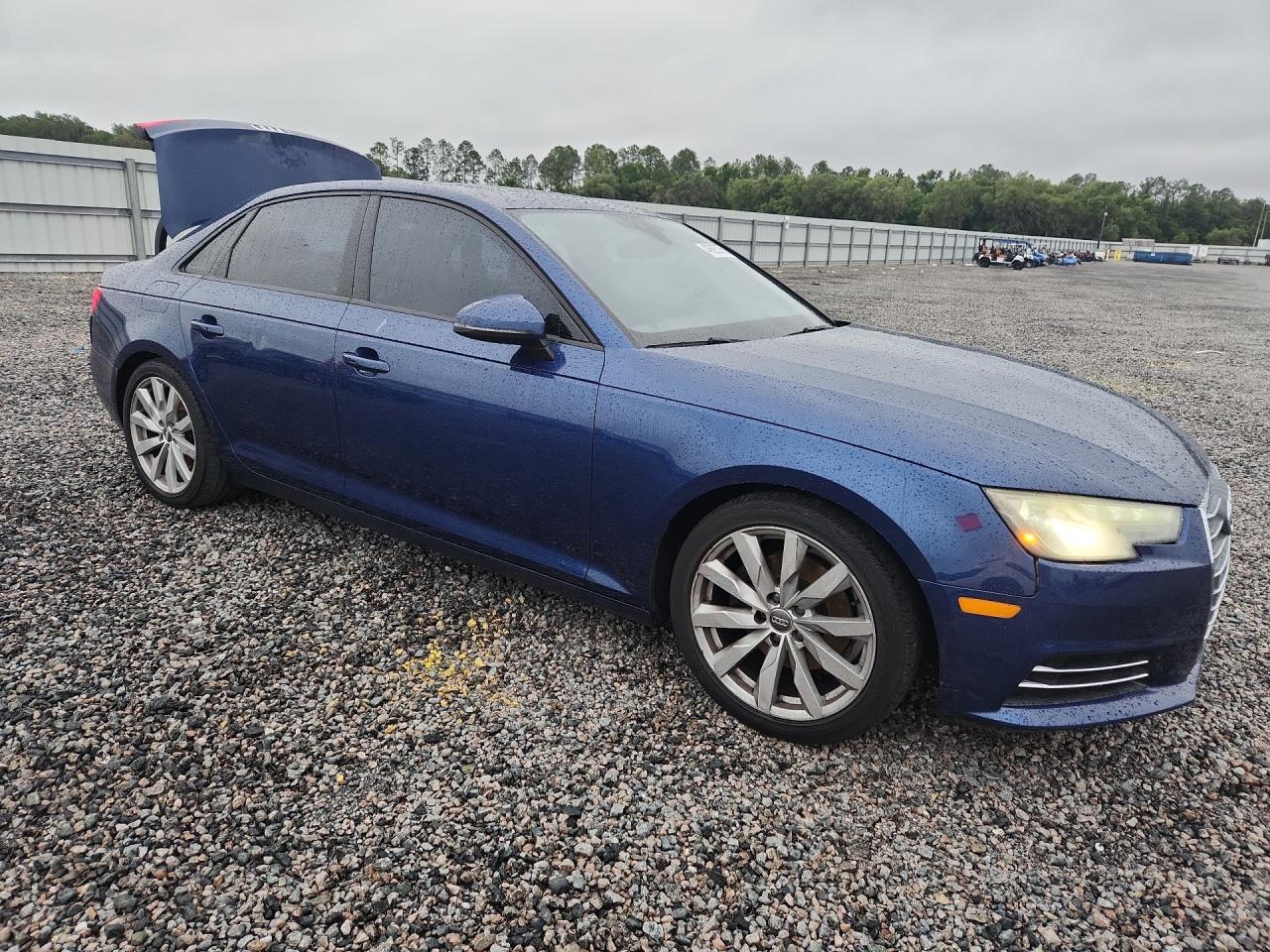 2017 Audi A4 Ultra Premium Синий vin: WAUGMAF47HN035892