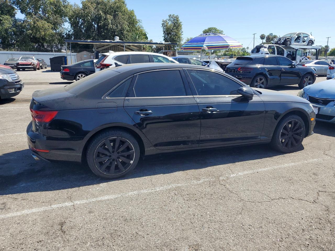 2017 Audi A4 Ultra Premium Black vin: WAUGMAF47HN044494