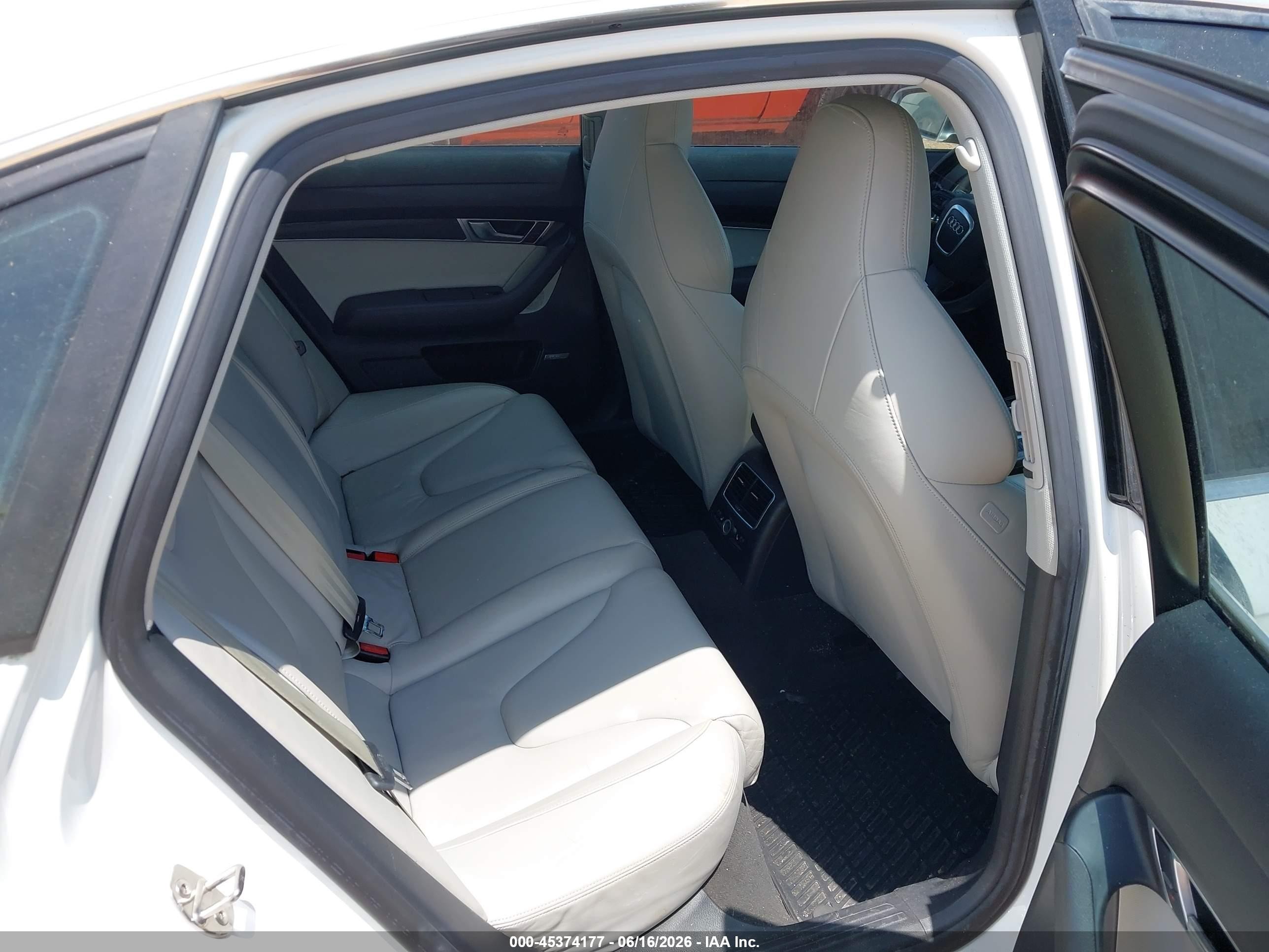 2007 Audi S6 5.2 White vin: WAUGN74F07N099825