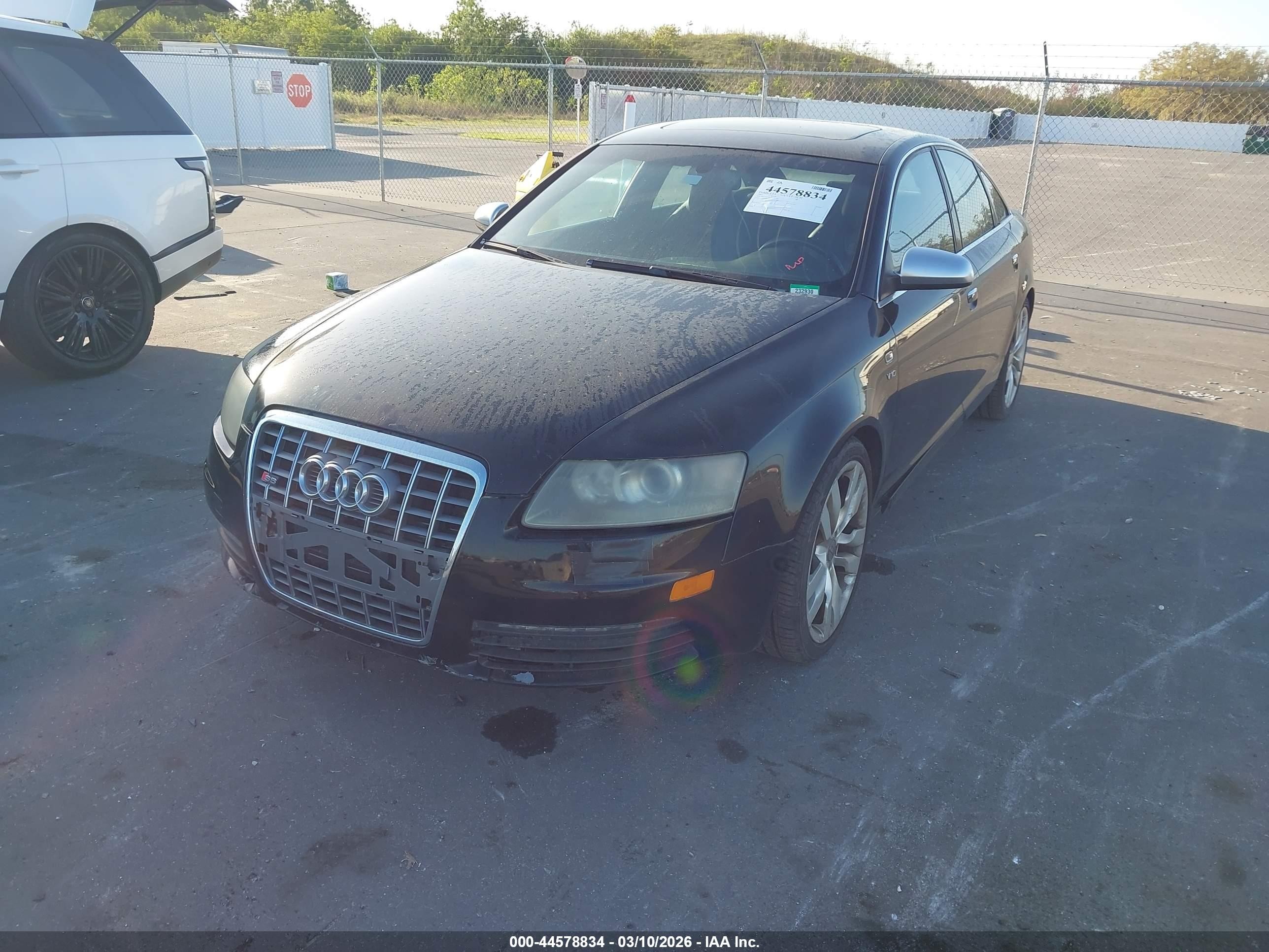 2007 Audi S6 5.2 Black vin: WAUGN74F37N101308