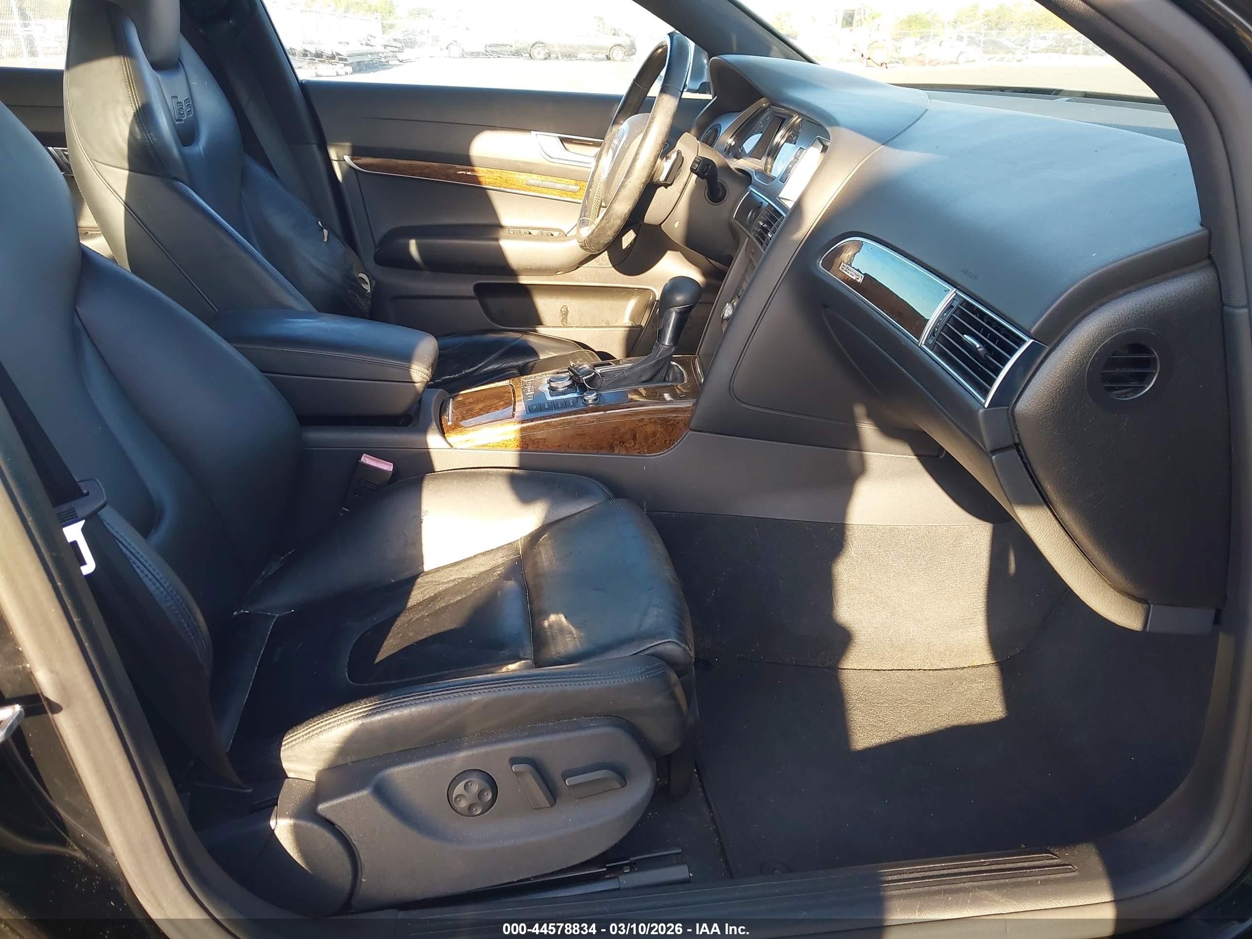 2007 Audi S6 5.2 Black vin: WAUGN74F37N101308