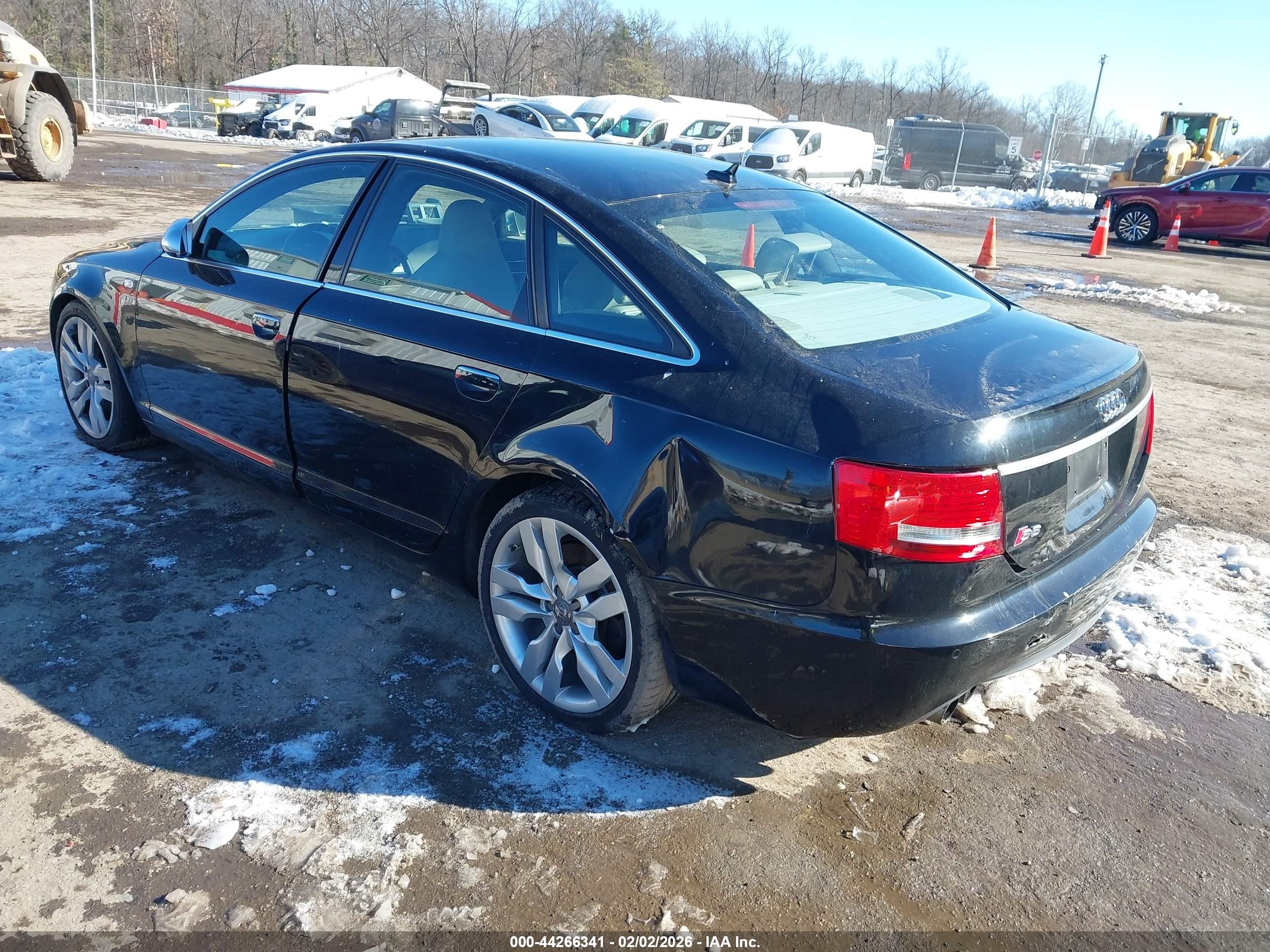 2007 Audi S6 5.2 Black vin: WAUGN74F47N047999