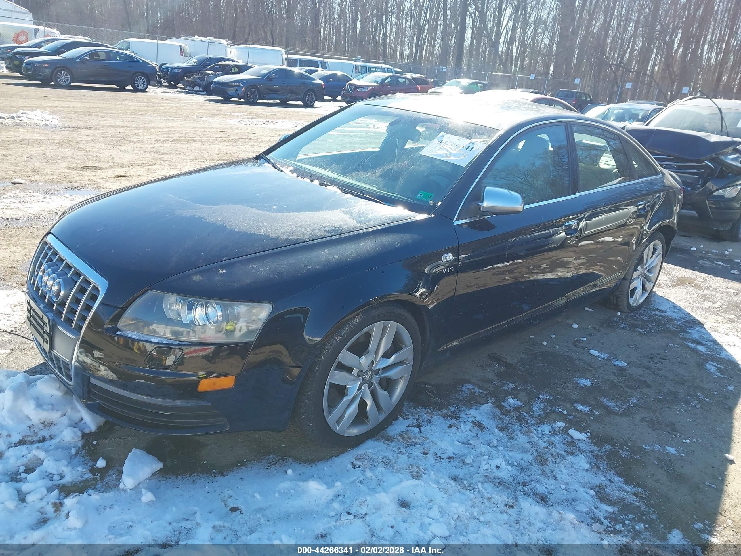 2007 Audi S6 5.2 Black vin: WAUGN74F47N047999