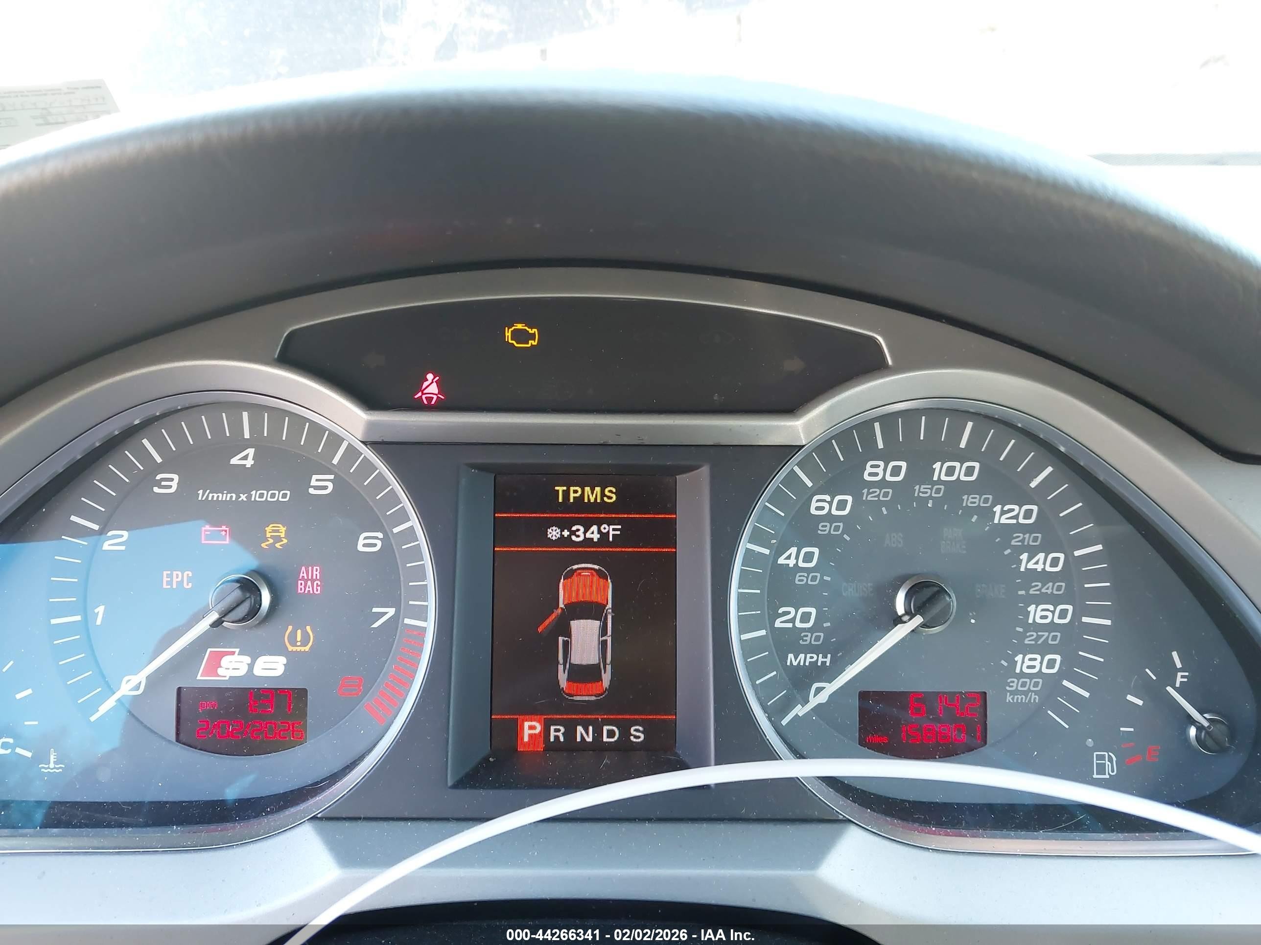 2007 Audi S6 5.2 Black vin: WAUGN74F47N047999