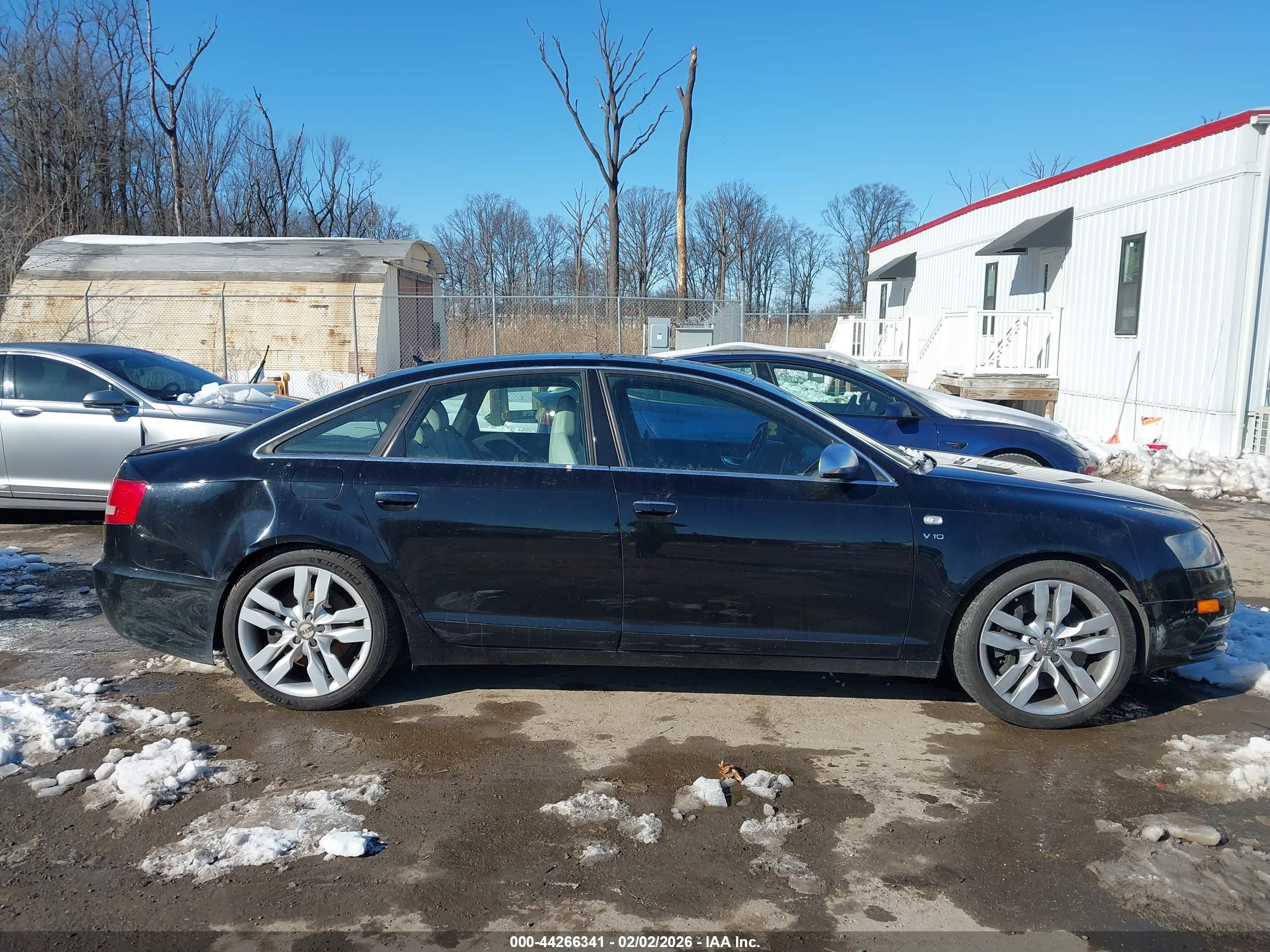 2007 Audi S6 5.2 Black vin: WAUGN74F47N047999