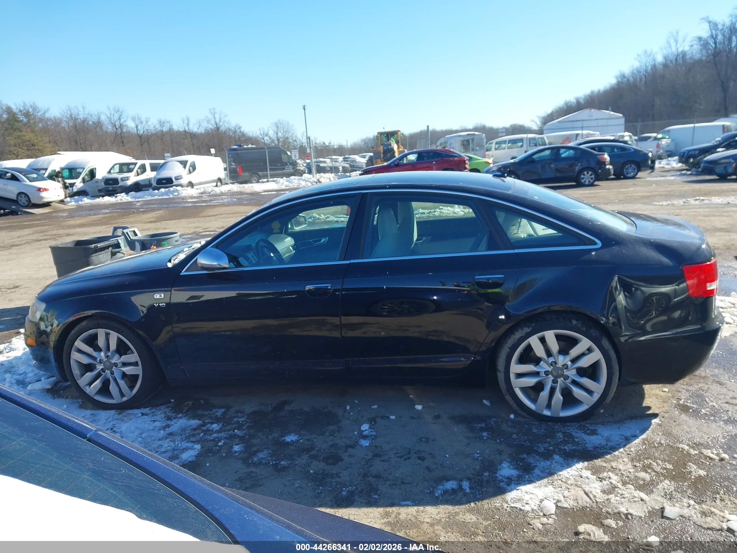 2007 Audi S6 5.2 Black vin: WAUGN74F47N047999