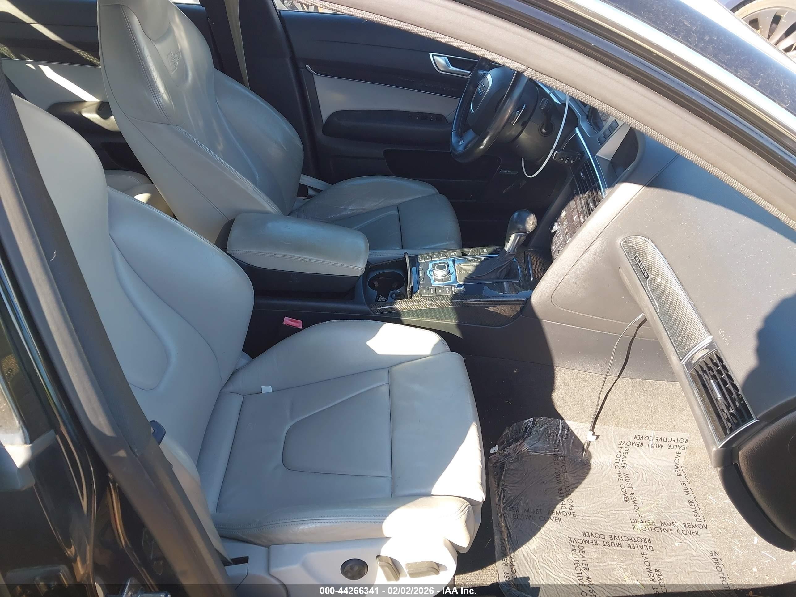 2007 Audi S6 5.2 Black vin: WAUGN74F47N047999