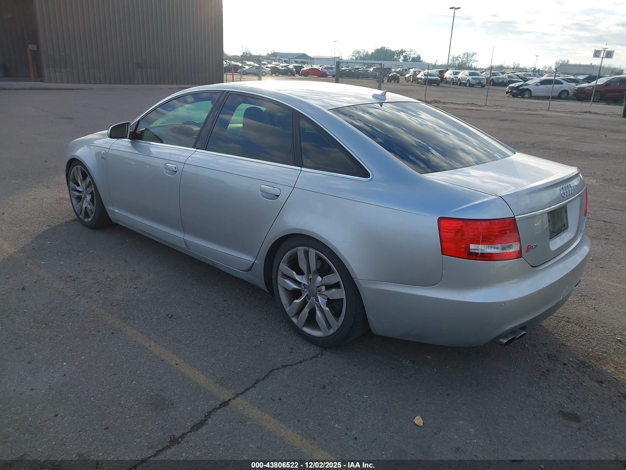 2007 Audi S6 5.2 Silver vin: WAUGN94F37N034091