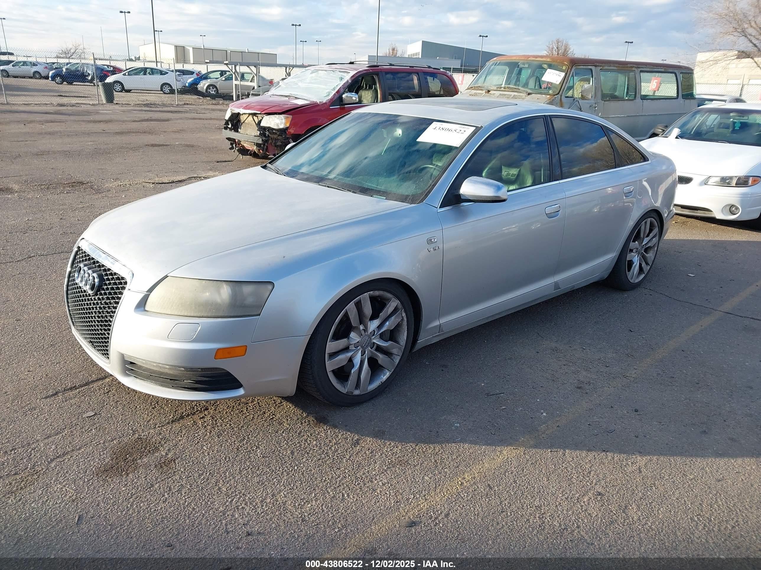 2007 Audi S6 5.2 Silver vin: WAUGN94F37N034091