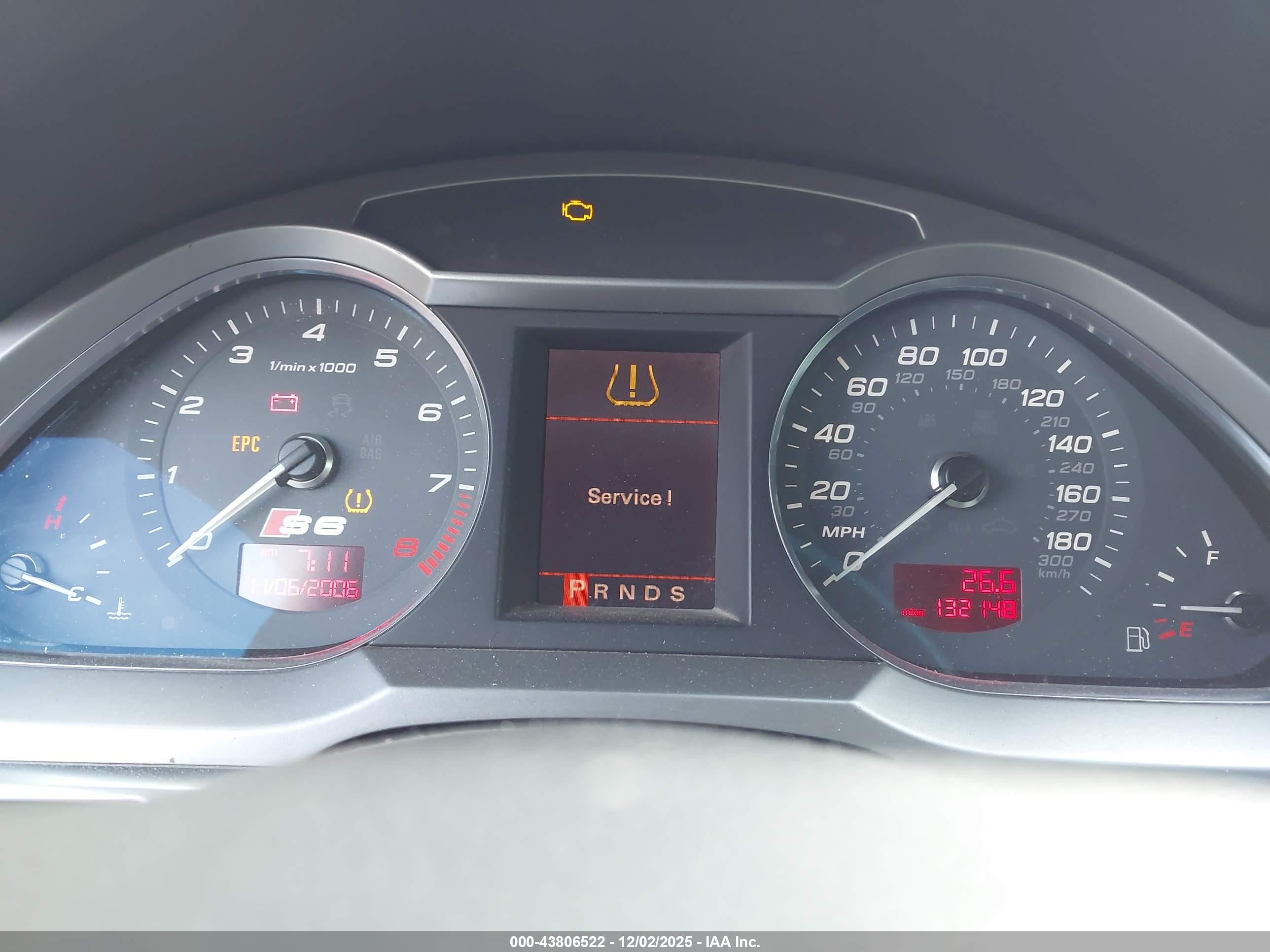 2007 Audi S6 5.2 Silver vin: WAUGN94F37N034091
