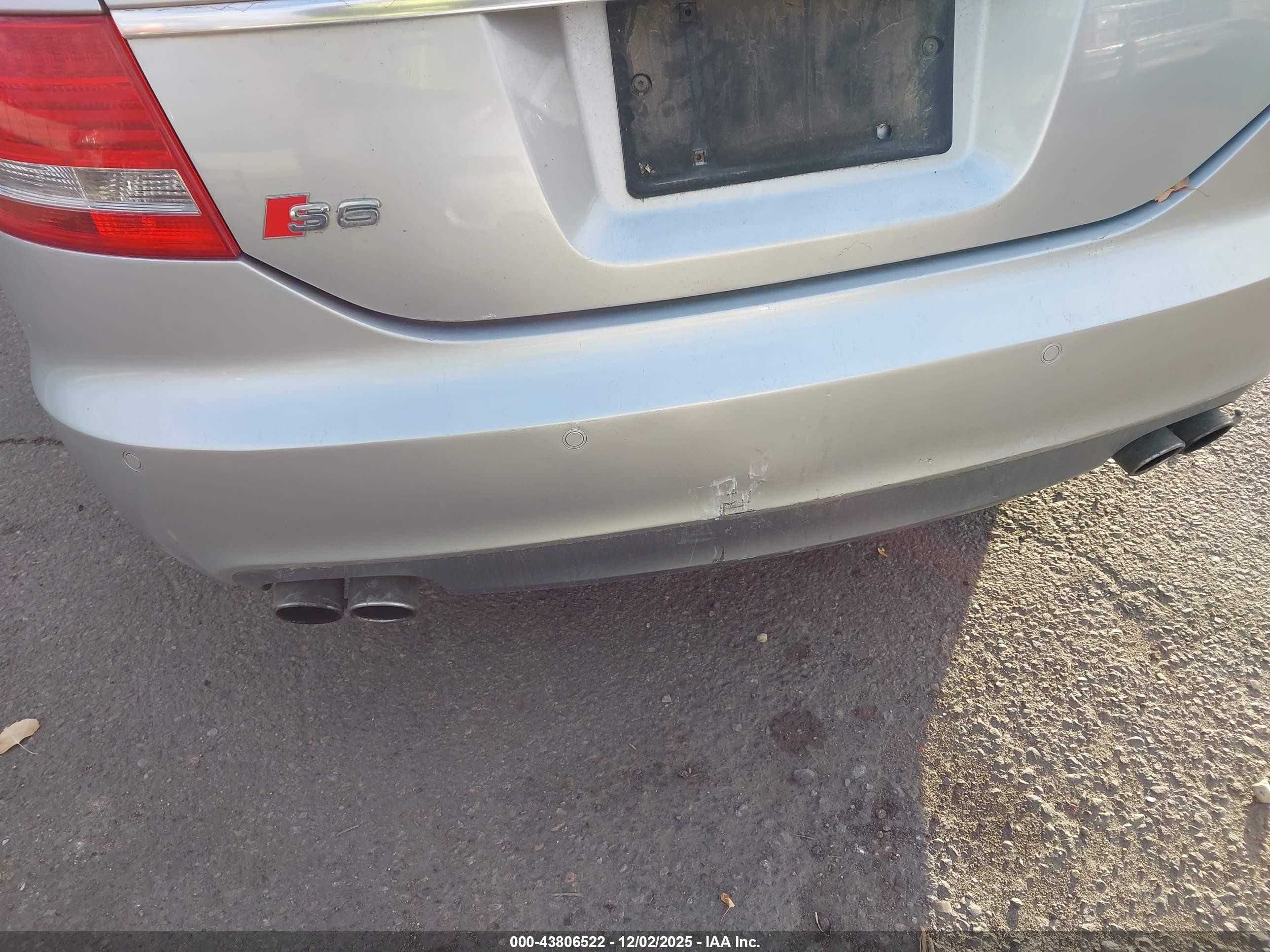 2007 Audi S6 5.2 Silver vin: WAUGN94F37N034091