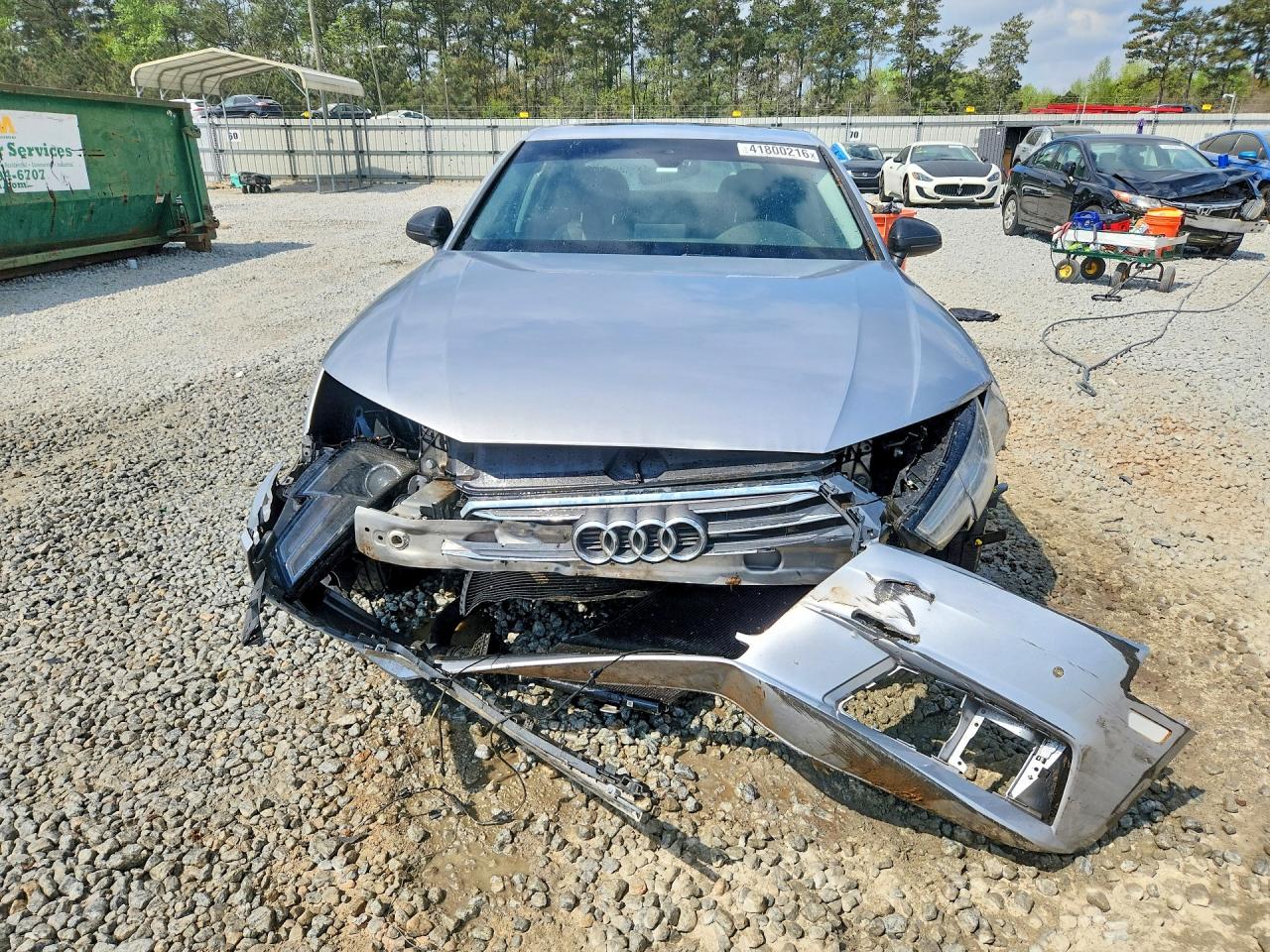 2017 Audi A4 Premium Серебряный vin: WAUGNAF43HN015779