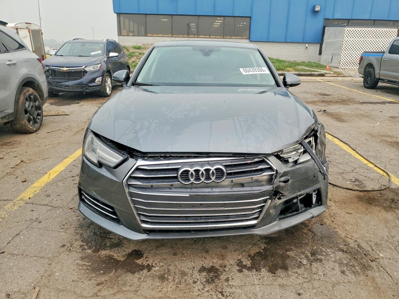 2017 Audi A4 Premium Silver vin: WAUGNAF47HN014876
