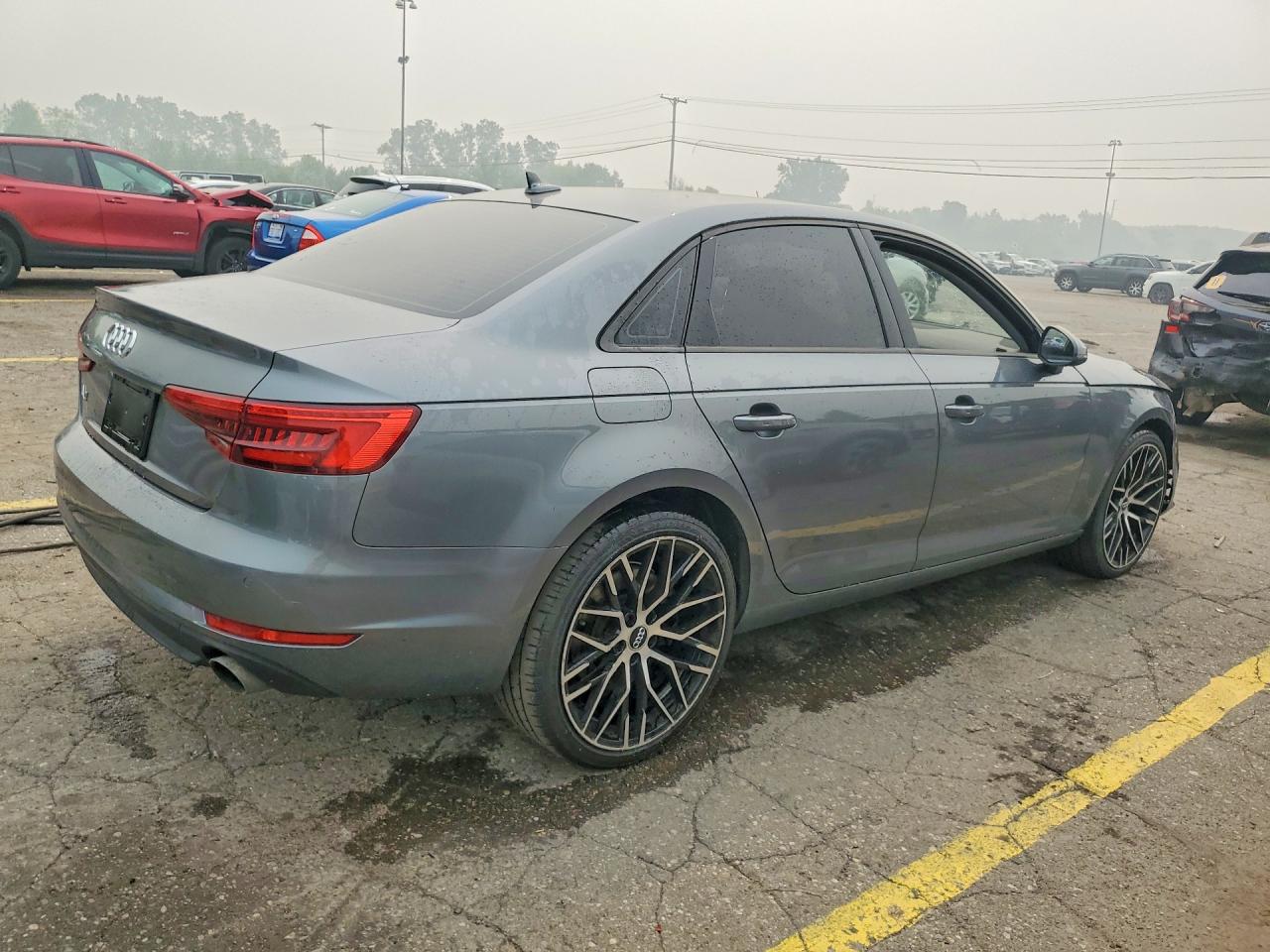 2017 Audi A4 Premium Silver vin: WAUGNAF47HN014876