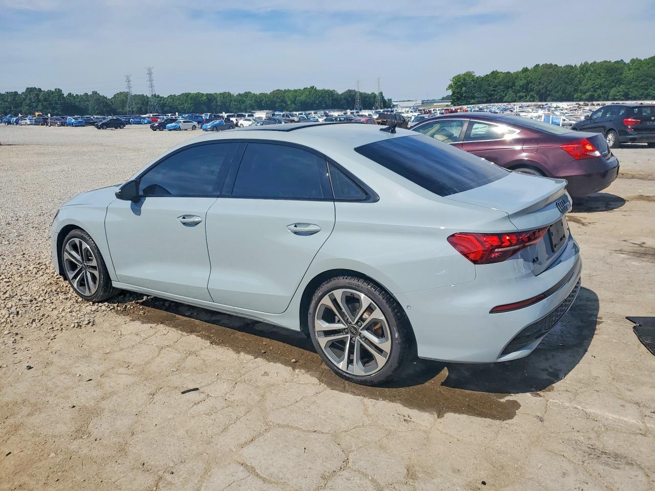 2025 Audi A3 Premium Gray vin: WAUGUDGY9SA110318