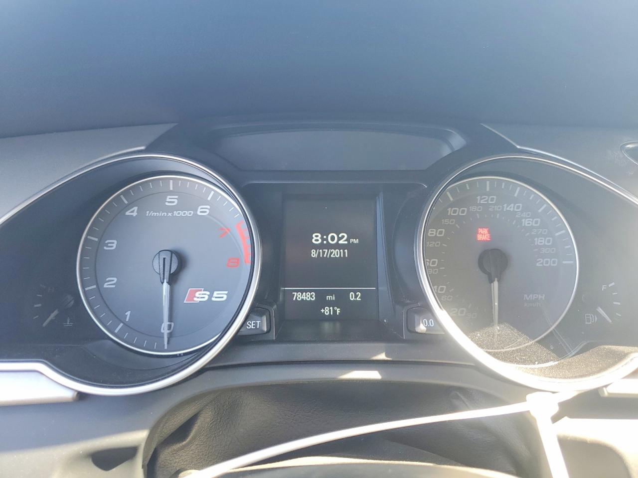 2012 Audi S5 Premium Plus Black vin: WAUGVAFRXCA017010