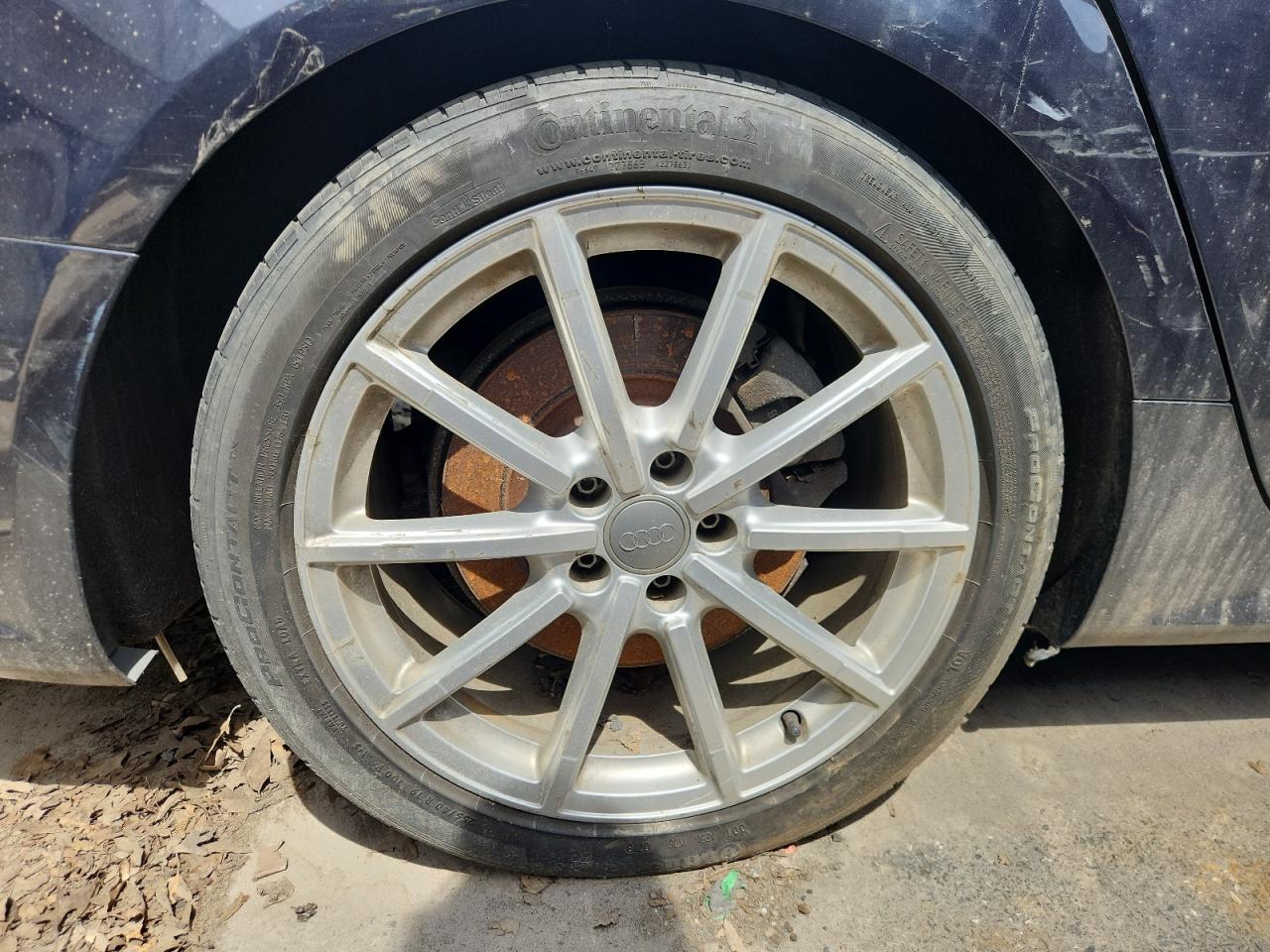 2018 Audi A6 Prestige Black vin: WAUH3AFC0JN044602 Damage: Right Rear Wheel, Curb Rash, 1 To 2 Inches