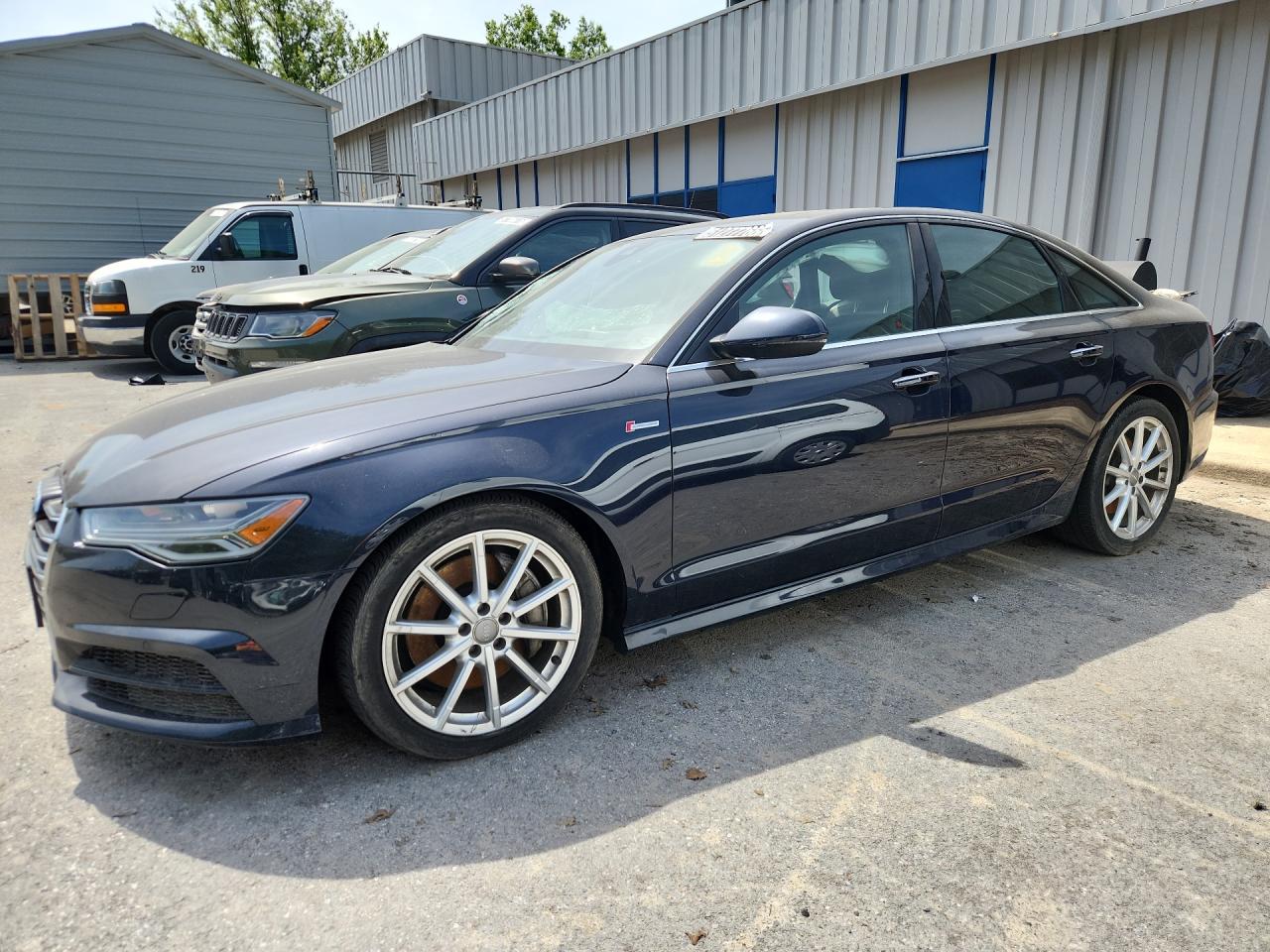 2018 Audi A6 Prestige Black vin: WAUH3AFC0JN044602 Damage: Left Front Fender, Chipped, 3