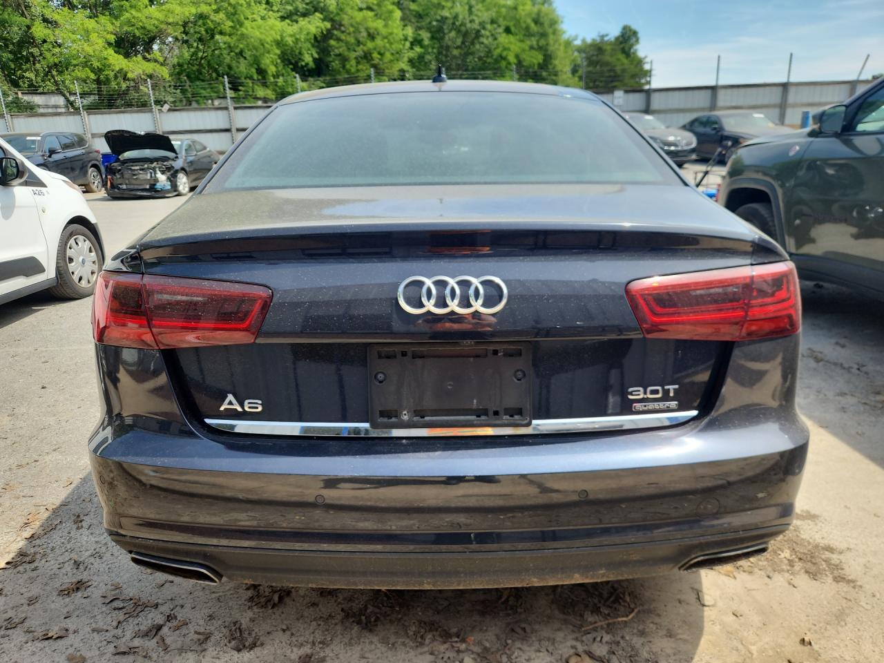 2018 Audi A6 Prestige Black vin: WAUH3AFC0JN044602 Damage: Rear Bumper, Chipped, 3