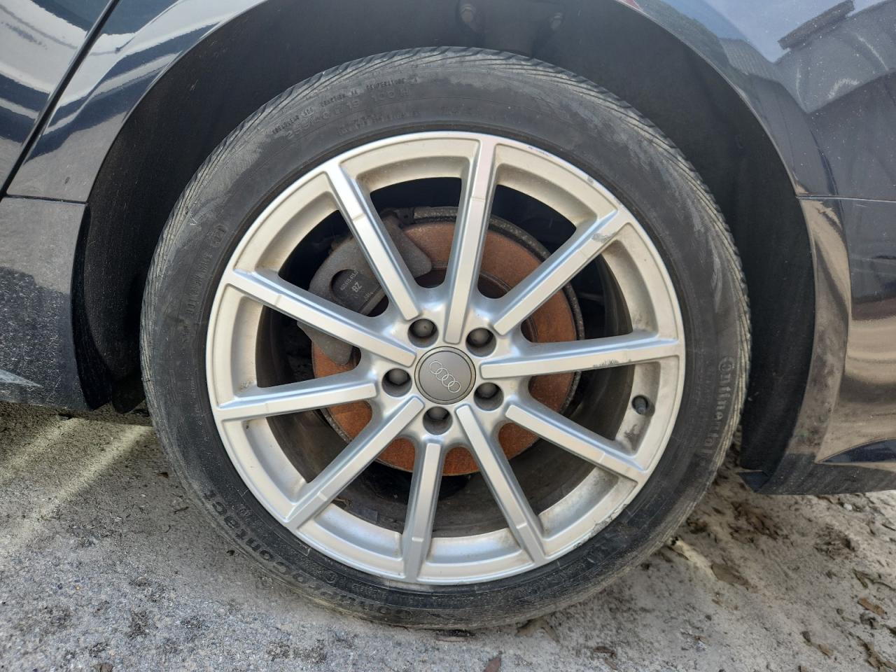 2018 Audi A6 Prestige Black vin: WAUH3AFC0JN044602 Damage: Left Rear Wheel, Curb Rash, 2 To 3 Inches