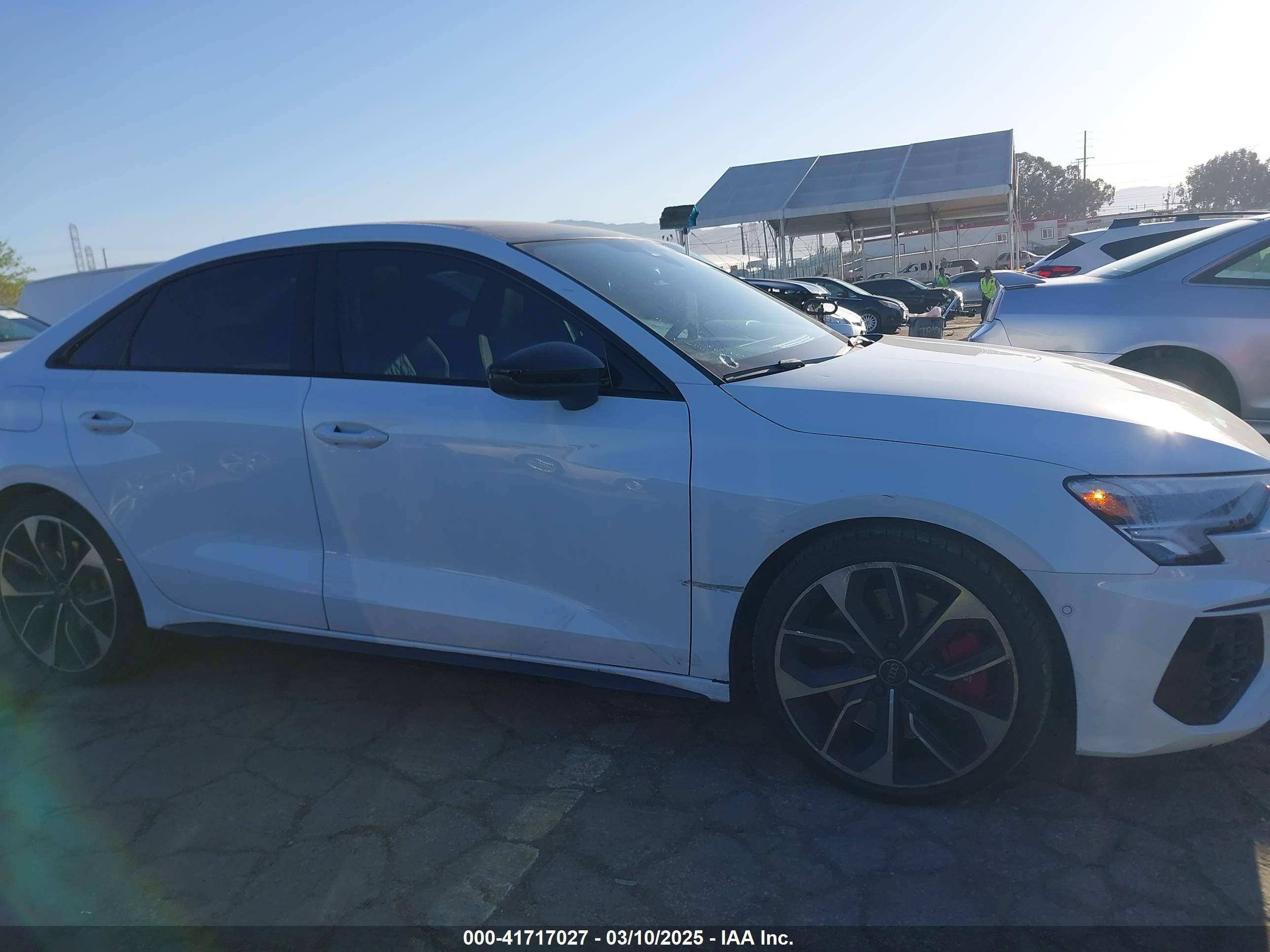2024 Audi S3 Premium Plus Tfsi Quattro S Tronic White vin: WAUH3DGY1RA083052