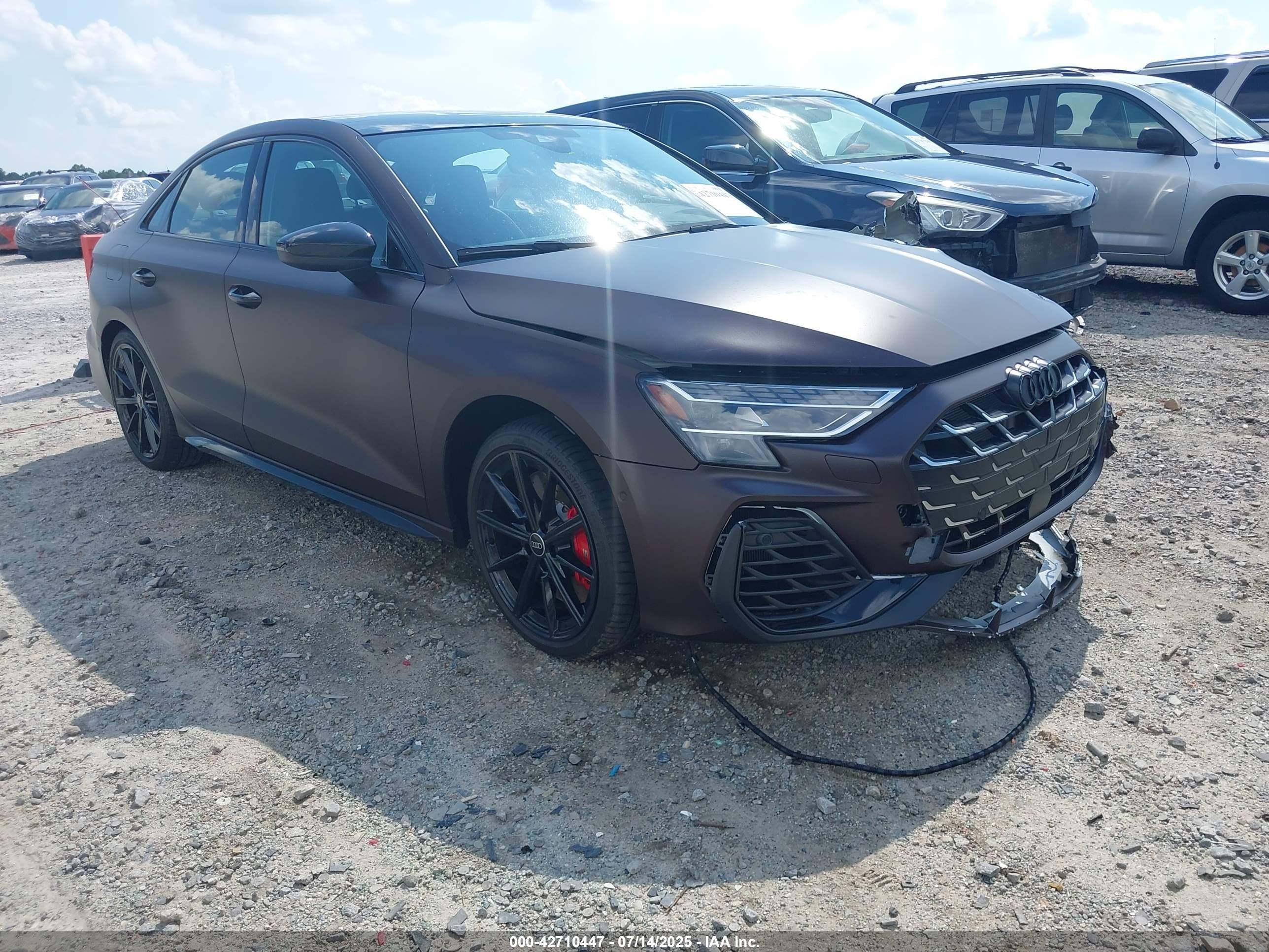 2025 Audi S3 Premium Plus Tfsi Quattro S Tronic Red vin: WAUH5DGY8SA052705