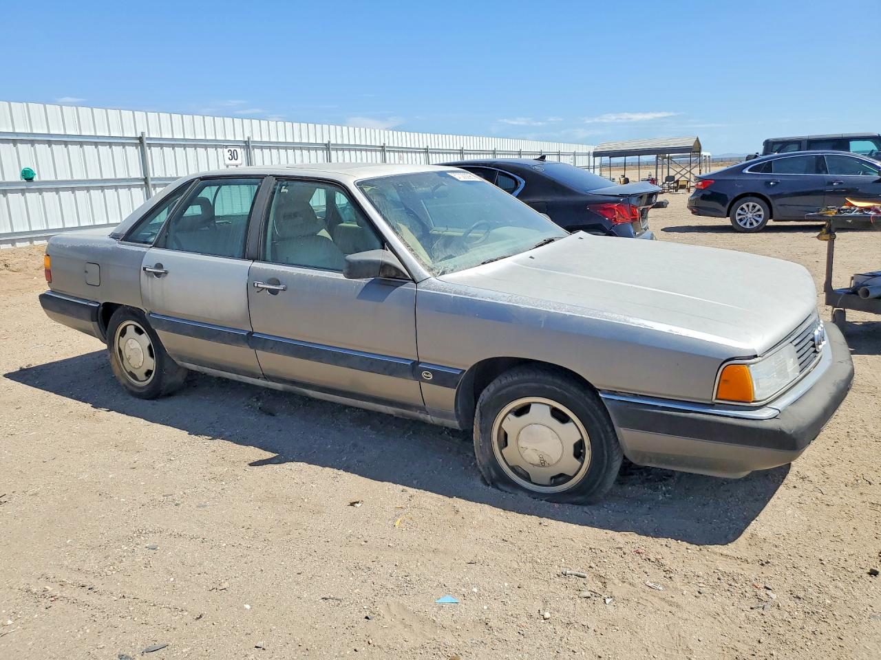 1986 Audi 5000 S Turbo Gray vin: WAUHD0445GN027290