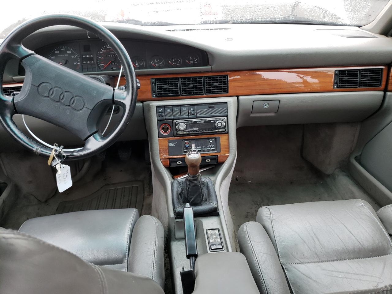1991 Audi 200 Quattro Turbo White vin: WAUHE5448MN019495