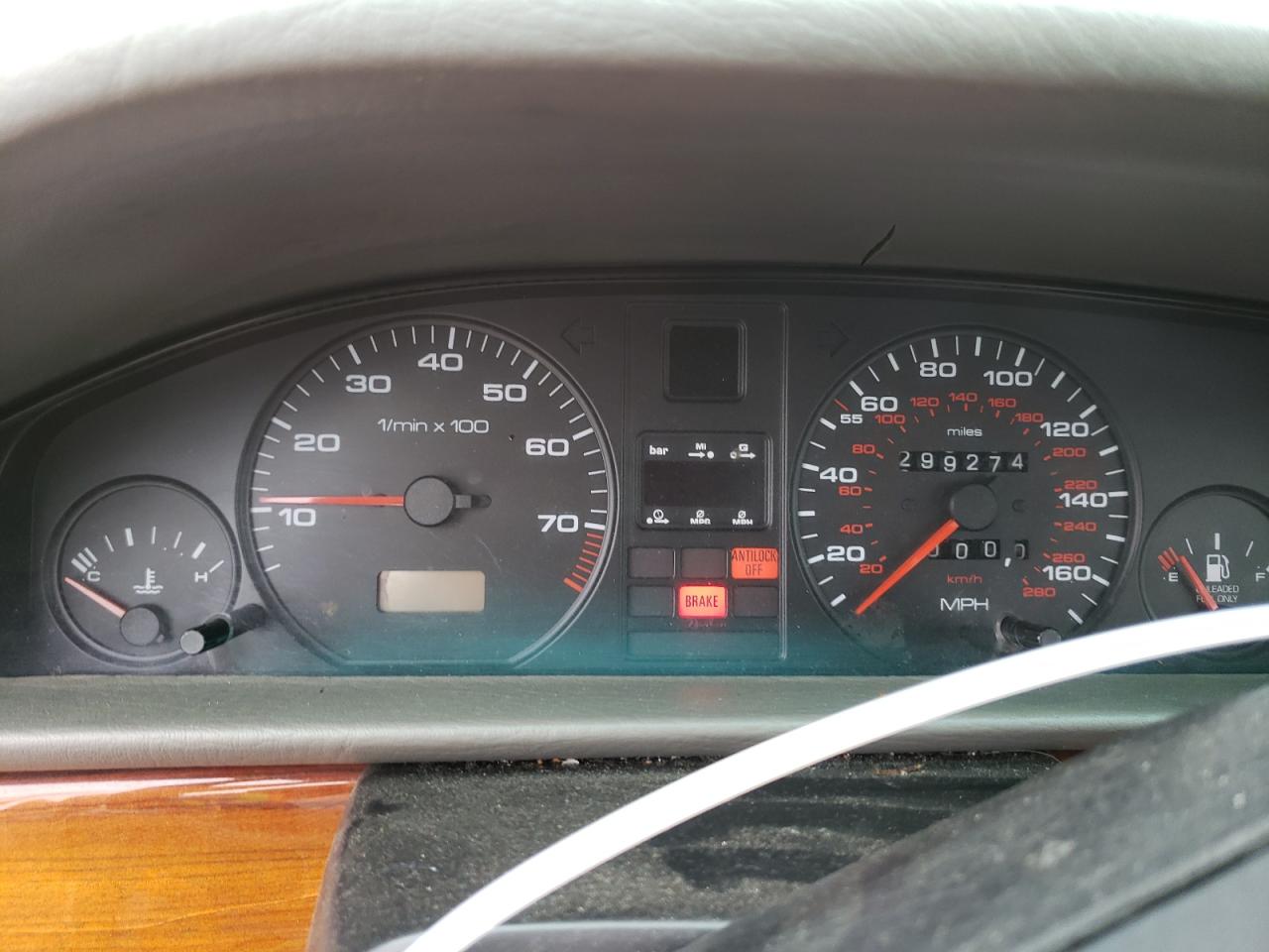 1991 Audi 200 Quattro Turbo White vin: WAUHE5448MN019495