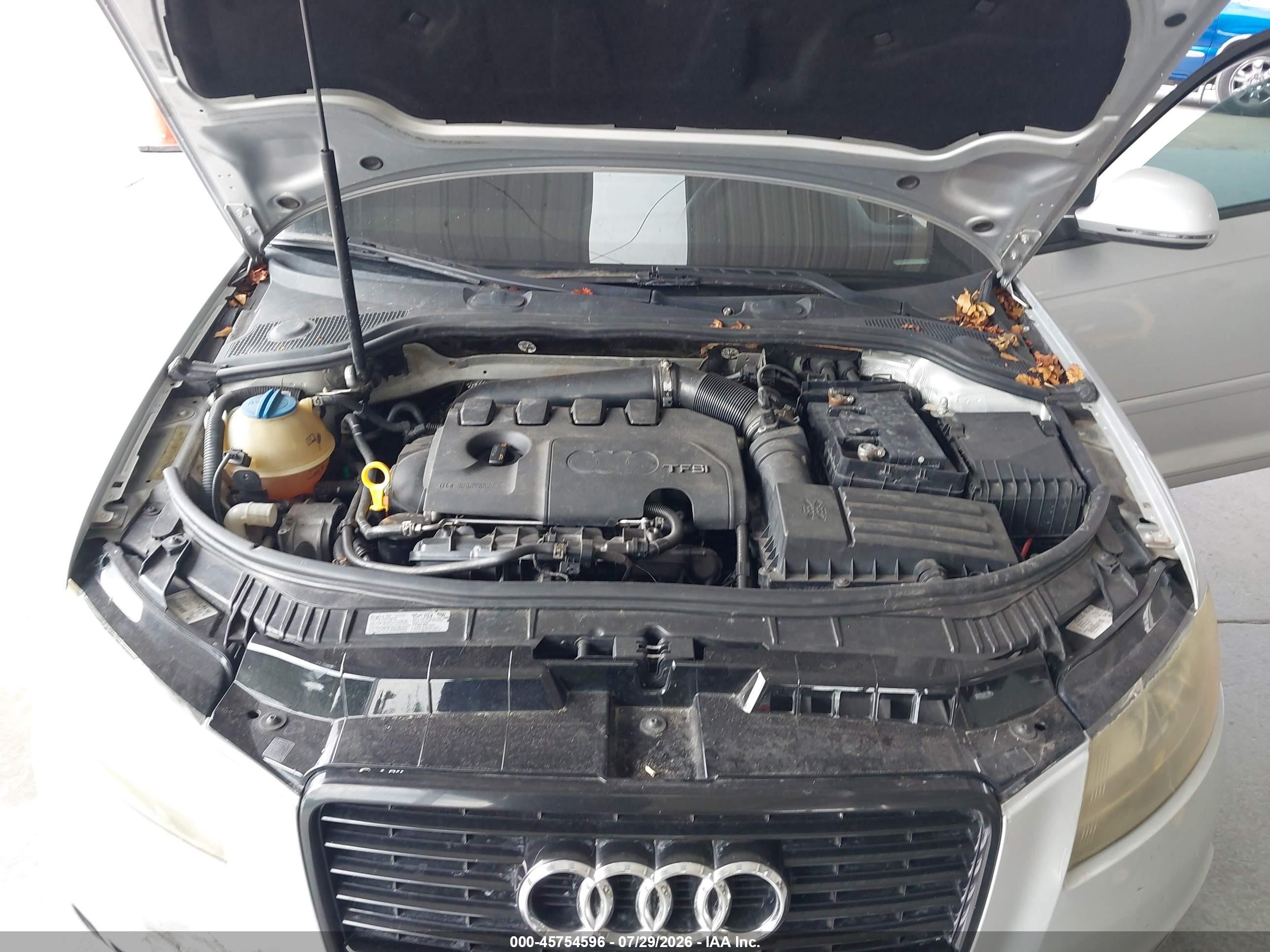 2009 Audi A3 2.0t Silver vin: WAUHE78P89A137626