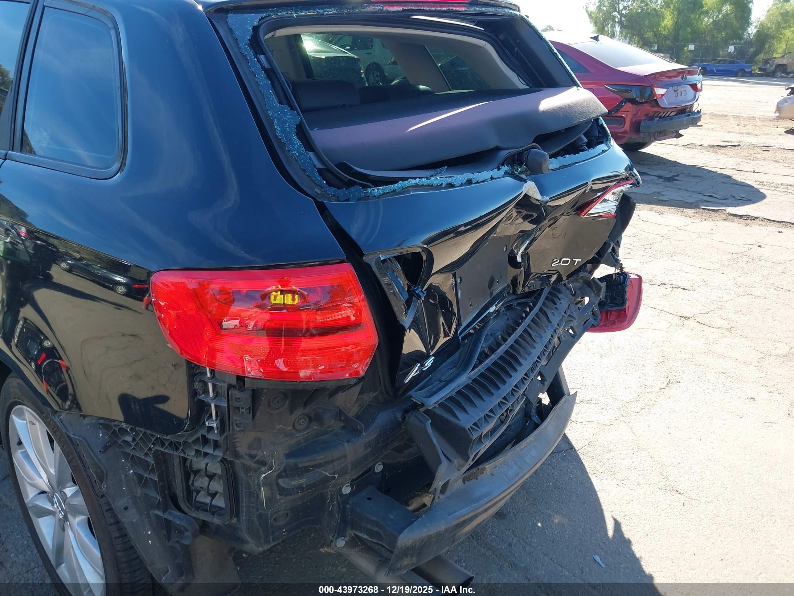 2009 Audi A3 2.0t Black vin: WAUHE78PX9A089191