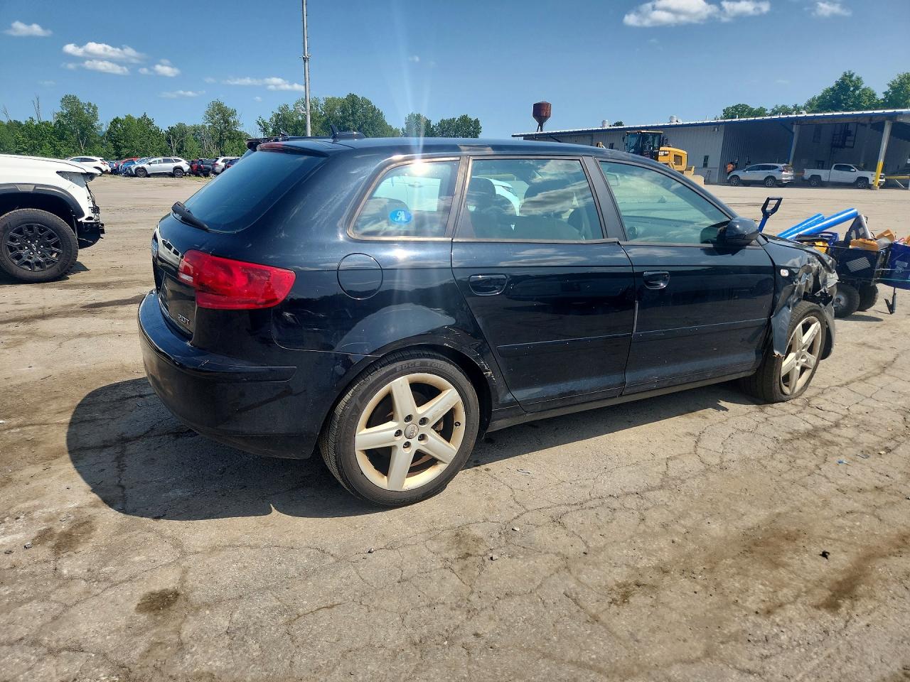 2006 Audi A3 2 Black vin: WAUHF68P86A000396