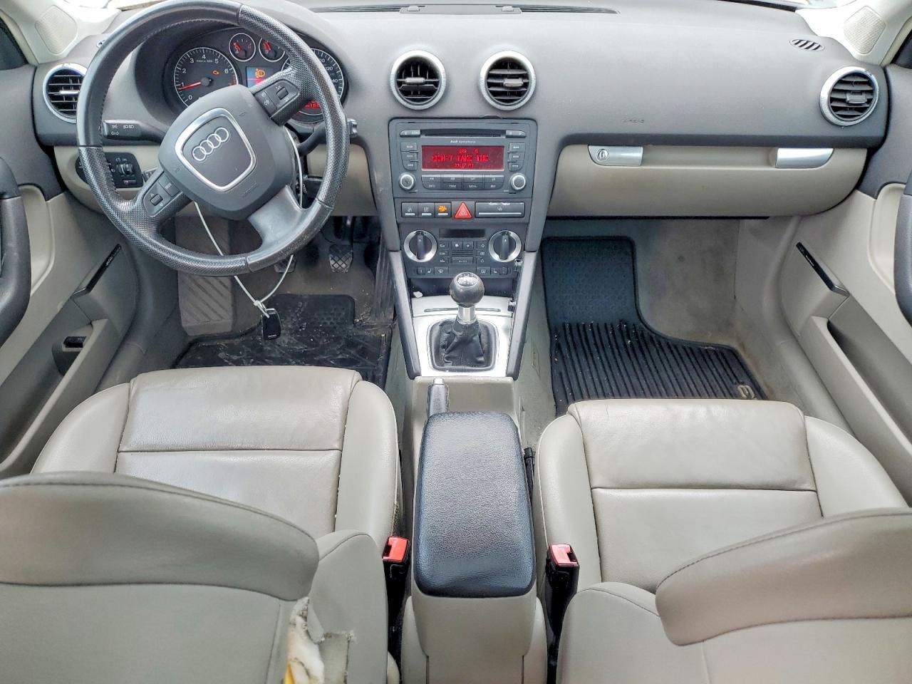 2008 Audi A3 2.0 Black vin: WAUHF78P08A006606