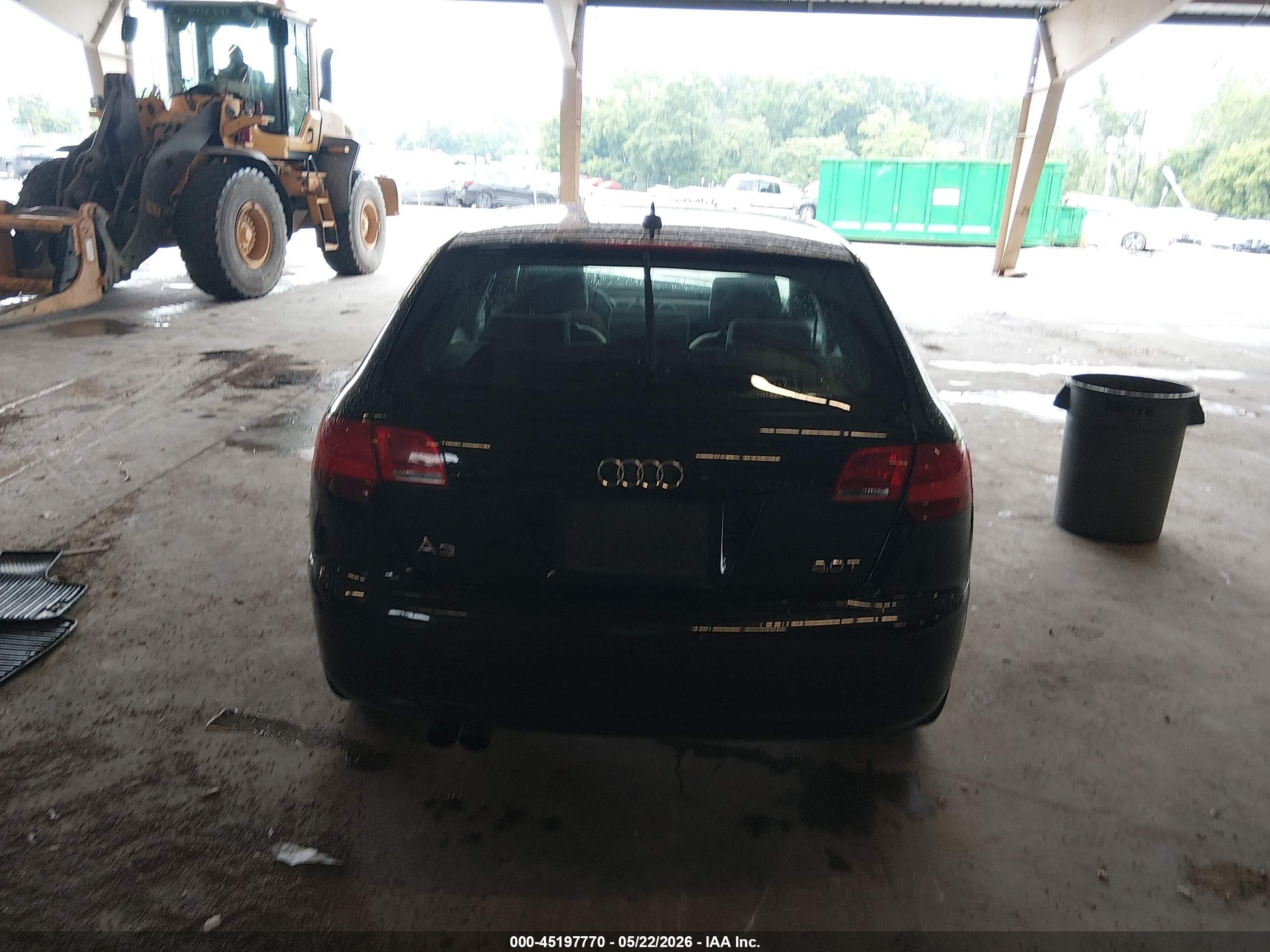 2007 Audi A3 2.0t Black vin: WAUHF78P27A121688