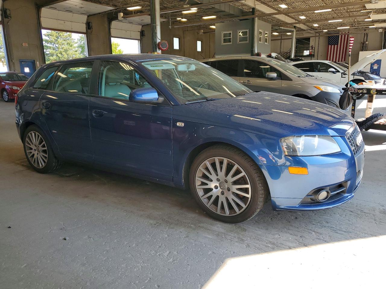 2007 Audi A3 2 Blue vin: WAUHF78P67A130703