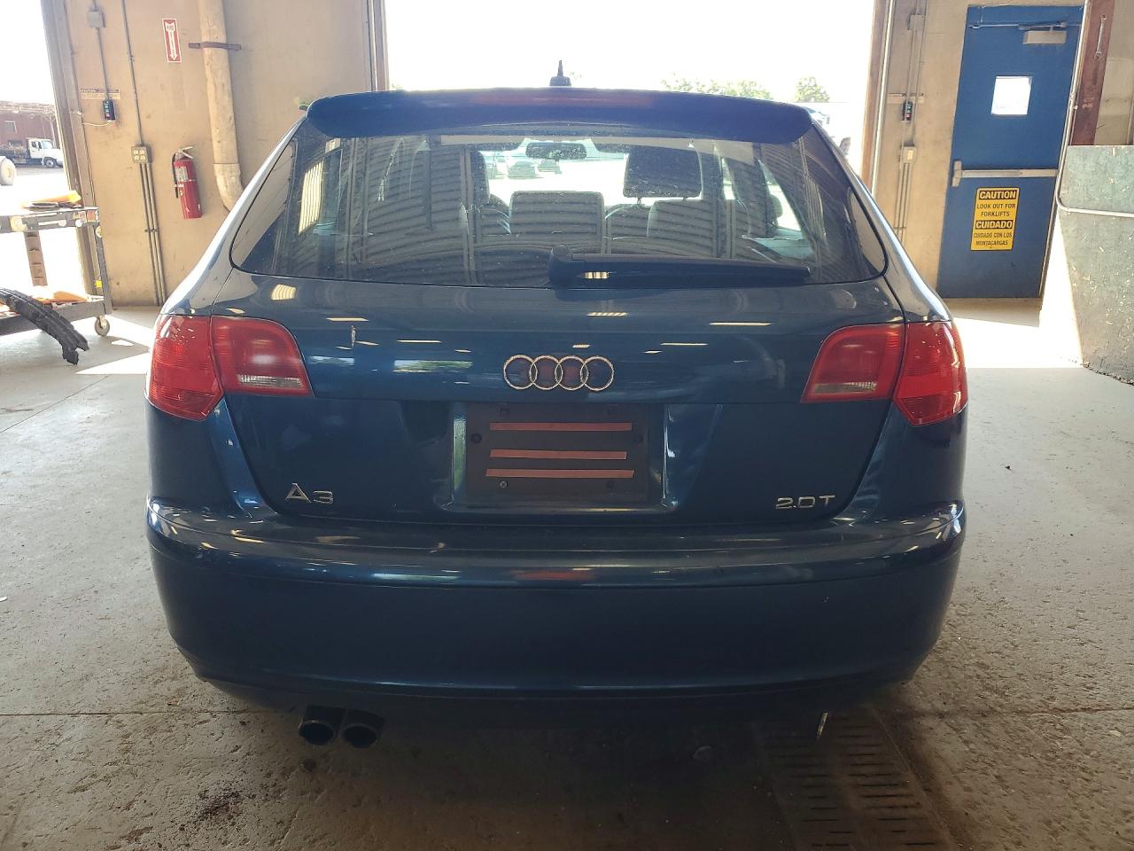 2007 Audi A3 2 Blue vin: WAUHF78P67A130703